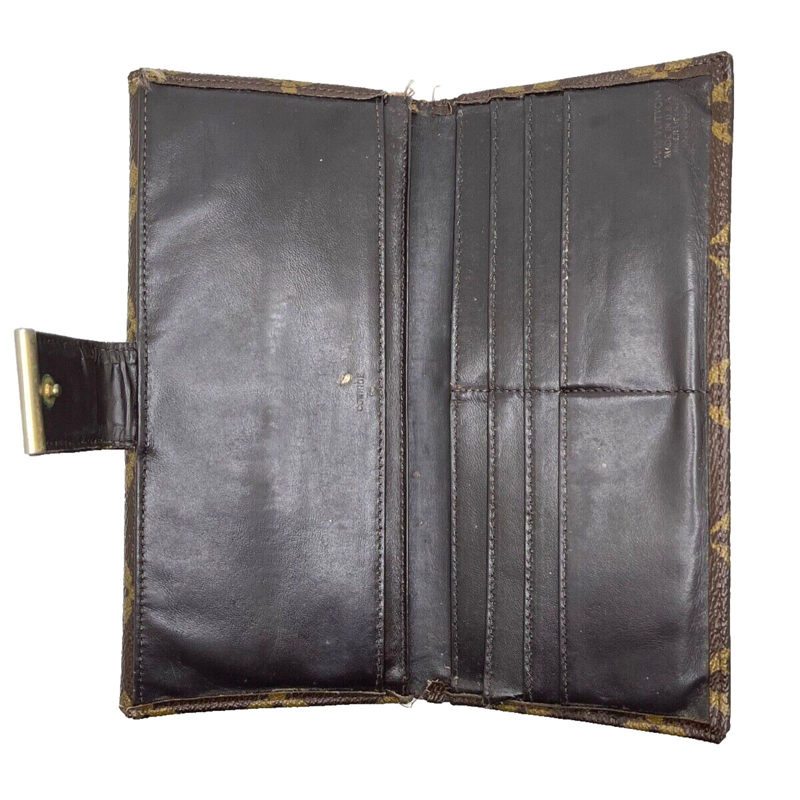 Louis Vuitton Louis Vuitton Monogram Clutch Wallet Vintage Cowhide Leather Size ONE SIZE - 5 Thumbnail