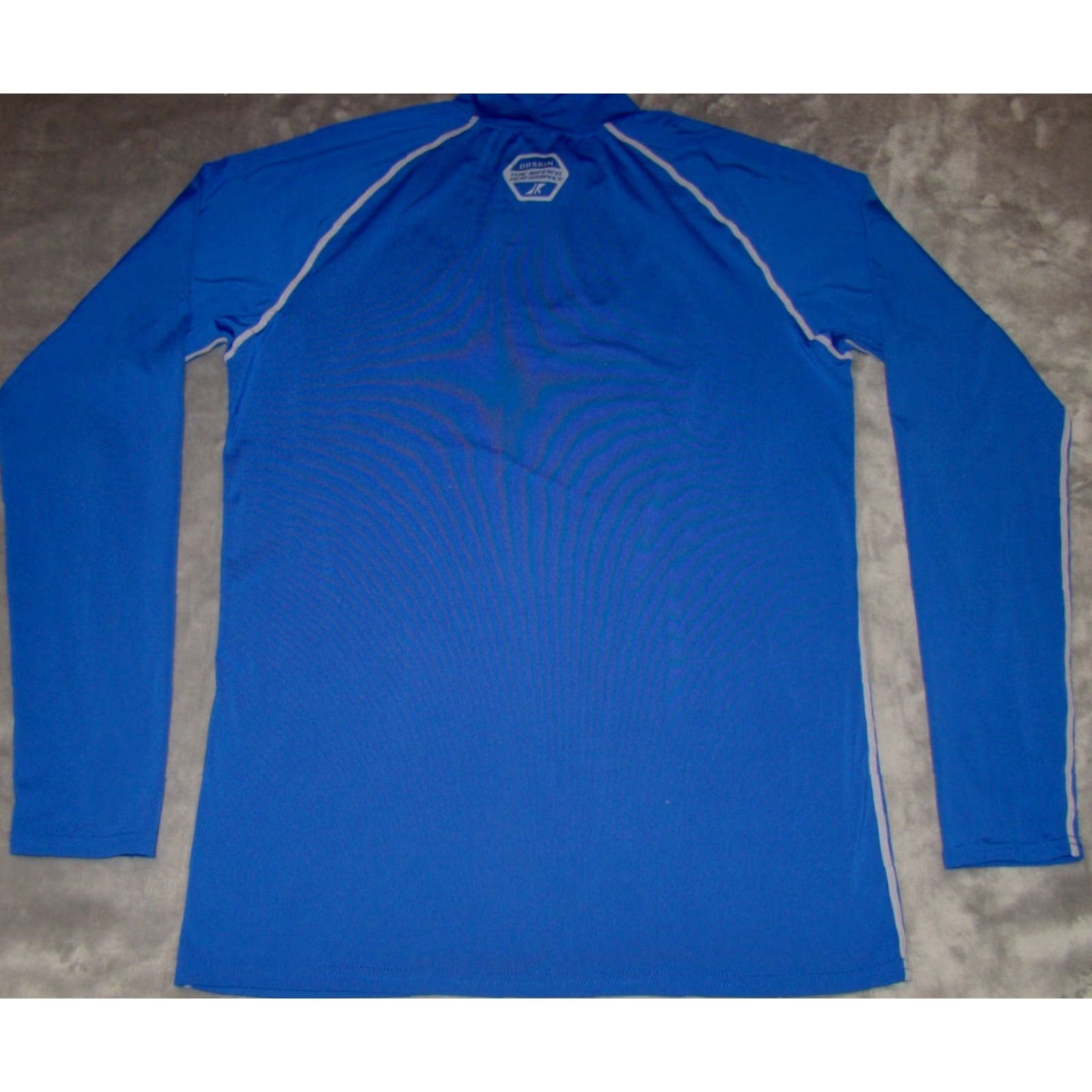 Skin VINTAGE Dr Skin Drskin Mens Compression Mock Neck Long Sleeve Shirt S Blue Regular Mens Size US S / EU 44-46 / 1 - 4 Thumbnail
