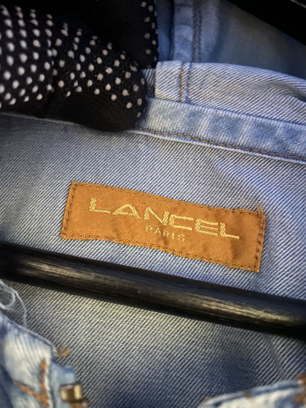 Lancel VINTAGE LANCEL JEANS HOODIE JACKET Size L / US 10 / IT 46 - 6 Thumbnail