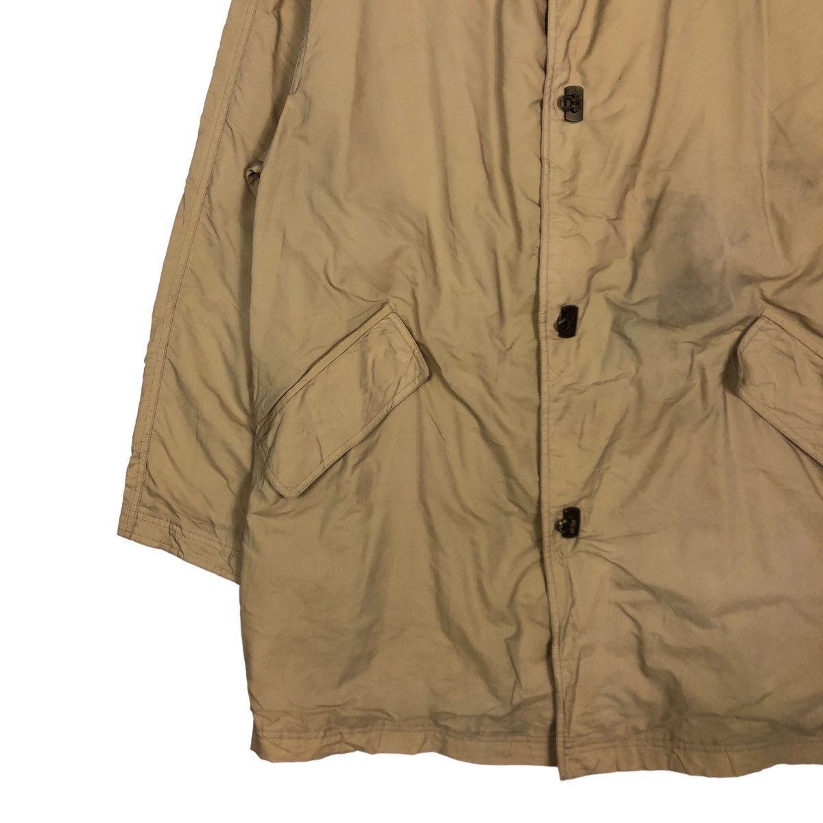 Japanese Brand 🔥Biker Parka Wax Jacket Salvatore Ferragamo Italy Size US M / EU 48-50 / 2 - 4 Thumbnail