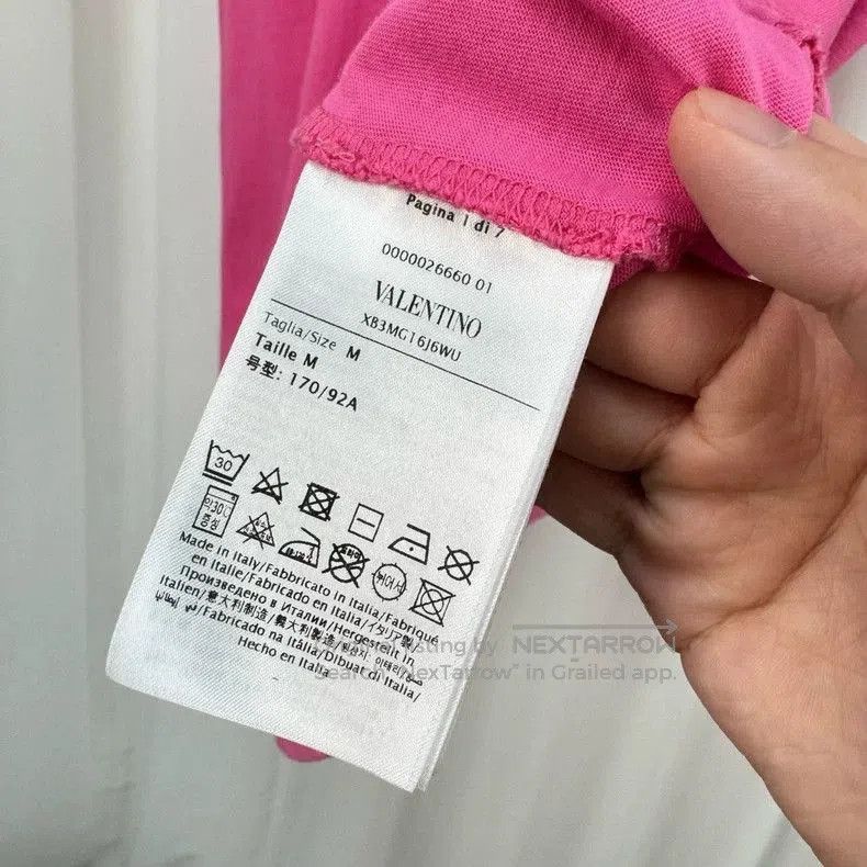 Valentino Valentino Embossed Logo Short Sleeve T. Size US M / EU 48-50 / 2 - 6 Thumbnail