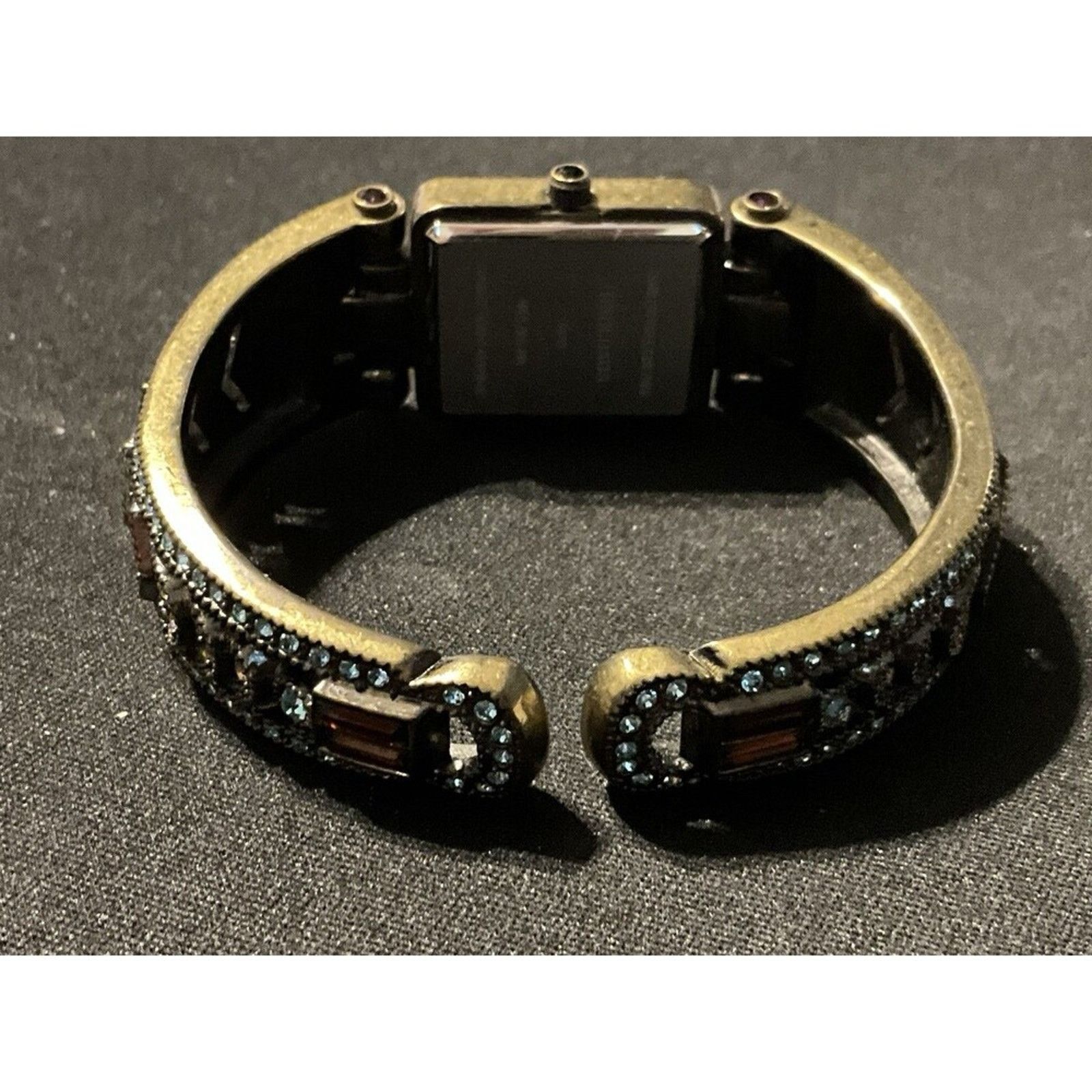 Other Heidi Daus Rhinestone Hinged Band Watch, Needs Battery Size ONE SIZE - 6 Thumbnail