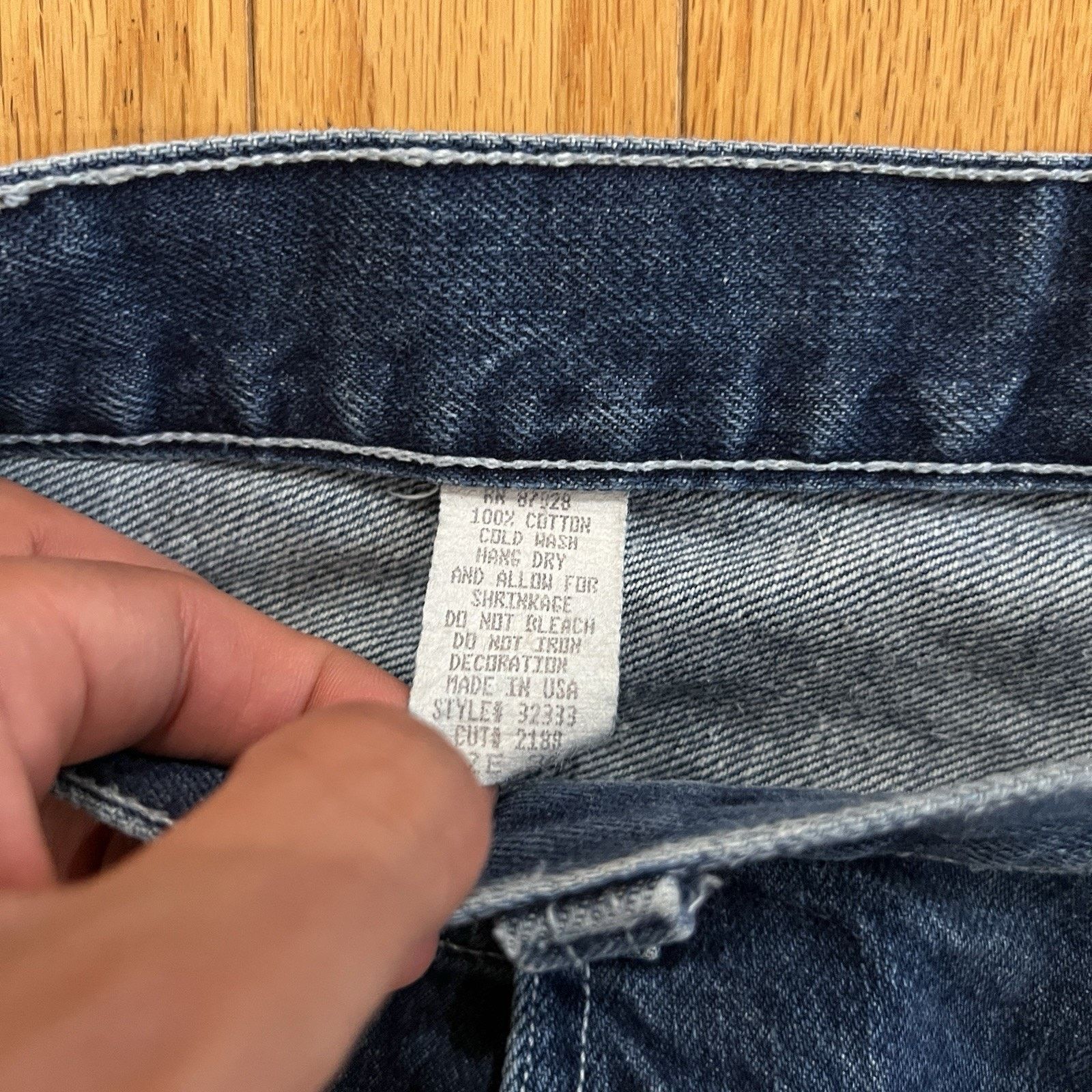 JNCO 90s USA made Vintage GAT Flare Baggy Denim Pants Rave Y2K Size US 34 / EU 50 - 18 Thumbnail