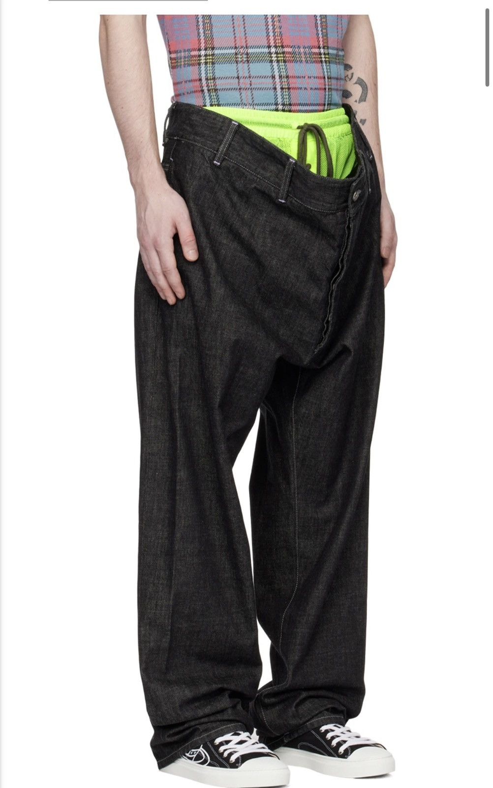Vivienne Westwood Vivienne Westwood Wreck demin pants with shorts underneath. Size US 33 - 2 Thumbnail