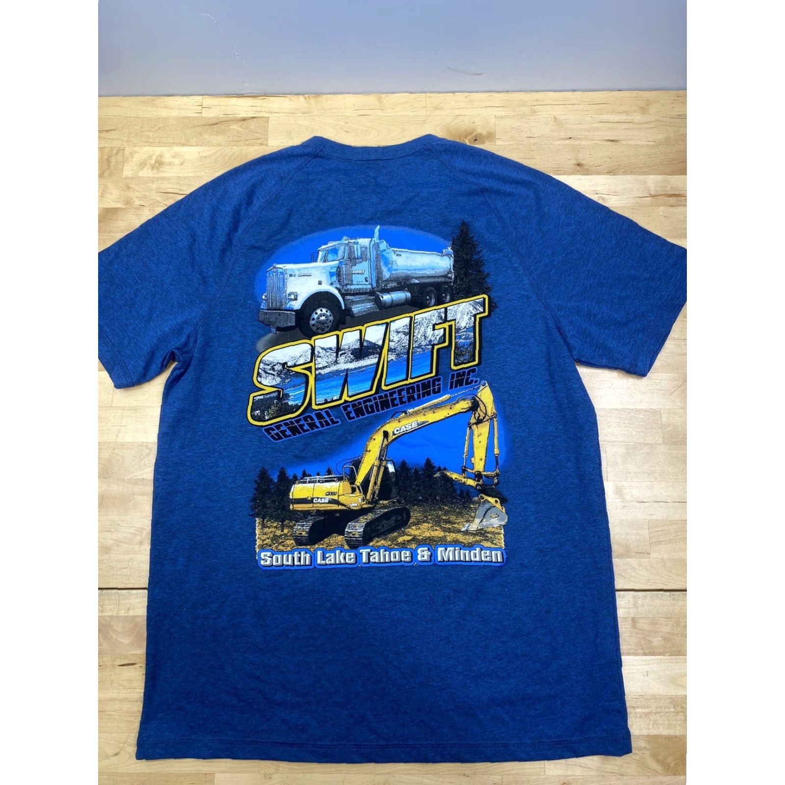 Carhartt Carhartt Graphic T Shirt M Heather Blue Short Sleeve Crew Neck Mens Size US M / EU 48-50 / 2 - 3 Thumbnail