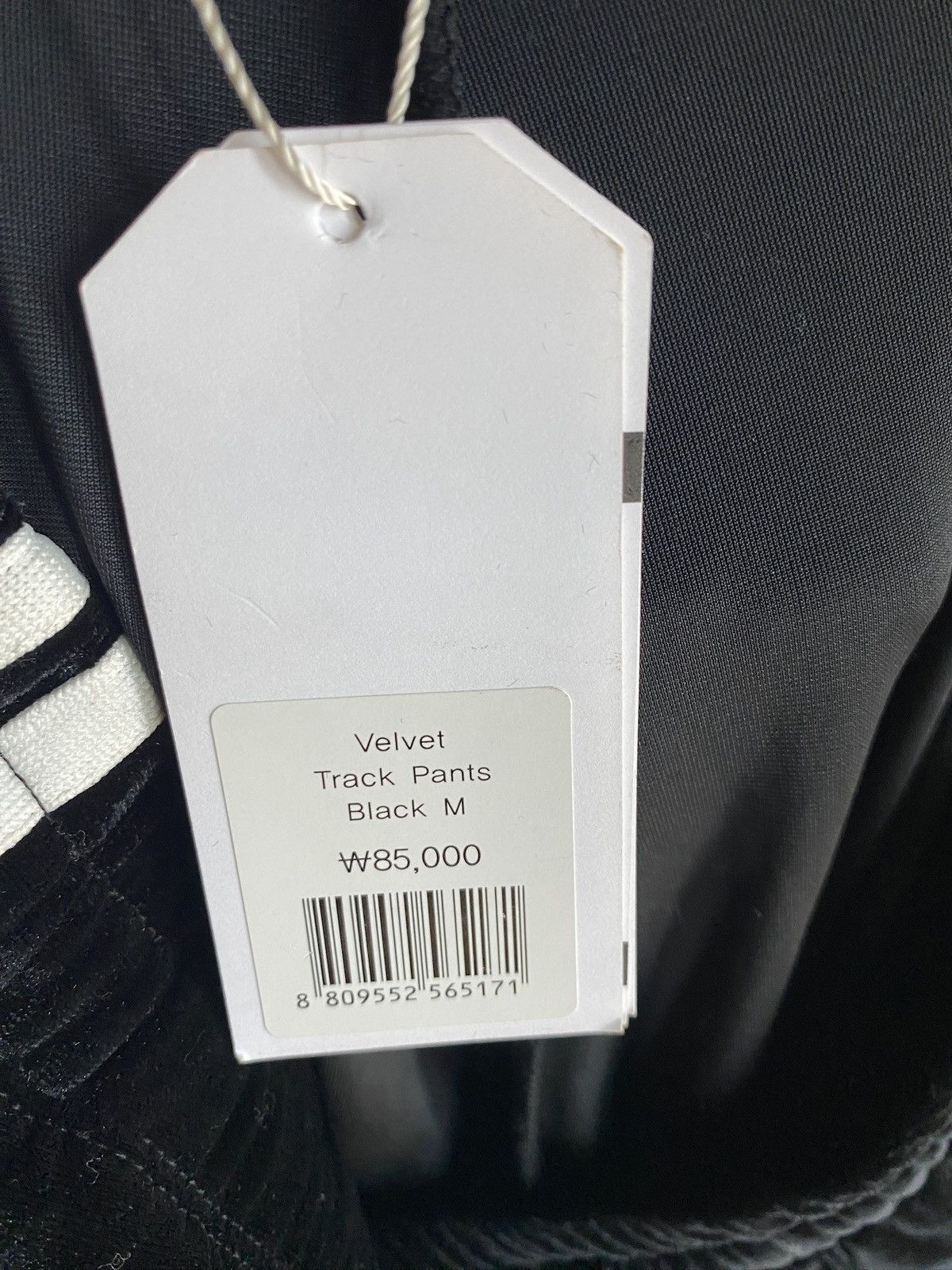NERDY NERDY Black White Velour Track Suit Pants KPop Idols M Size US 32 / EU 48 - 9 Thumbnail