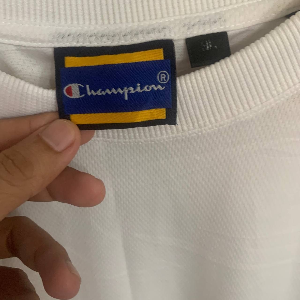 Champion Vintage Champion Spell Out Logo Polyester Shirt Sportswear Size US XL / EU 56 / 4 - 4 Thumbnail