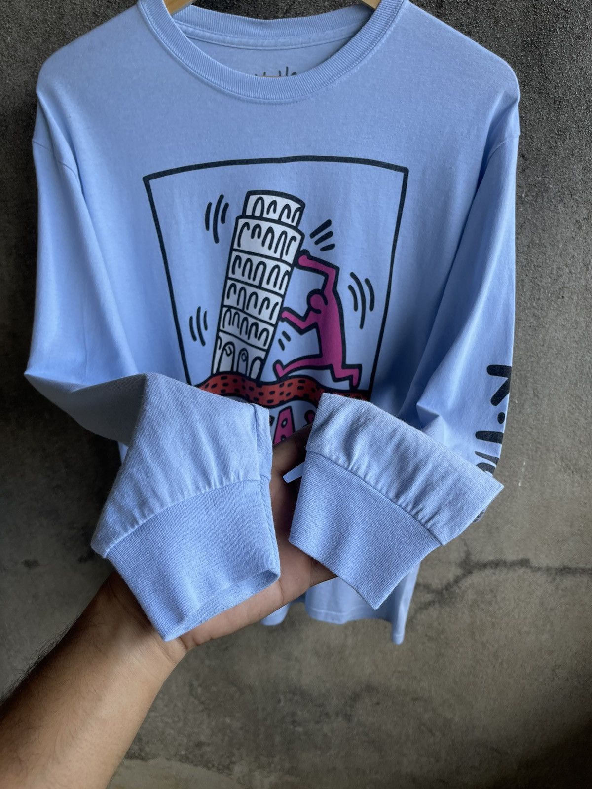 Keith Haring Hype🔥KEITH HERRING✖️Ripple Junction🔥PISA 89 LongSleeve Tshirt Size US M / EU 48-50 / 2 - 5 Thumbnail