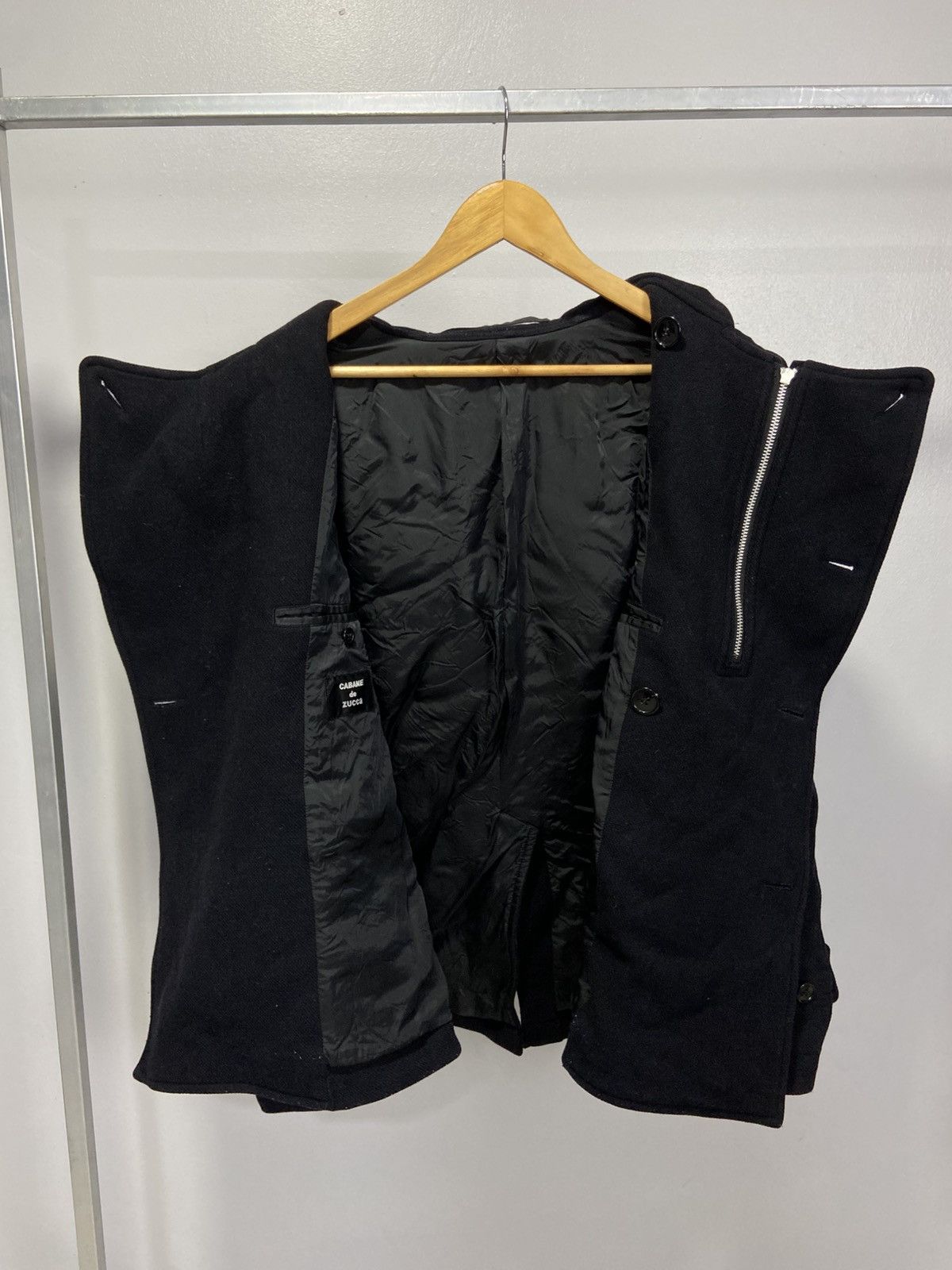 CABANE de ZUCCa Cabane De Zucca By Issey Miyake Wool Jacket Size US M / EU 48-50 / 2 - 5 Thumbnail