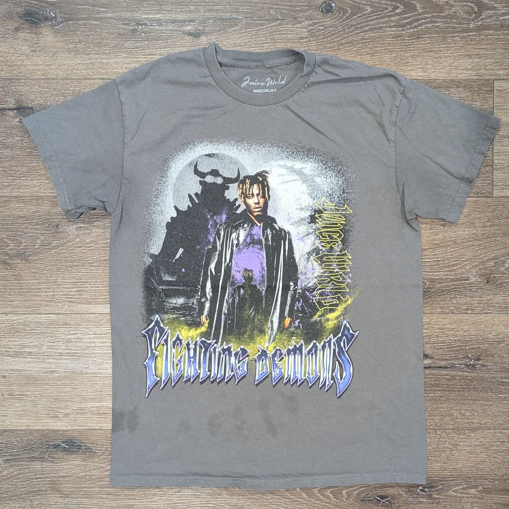 Other × Rap Tees Juice Wrld Fighting Demons rap t-shirt - SIZE M Size US M / EU 48-50 / 2 - 1 Thumbnail