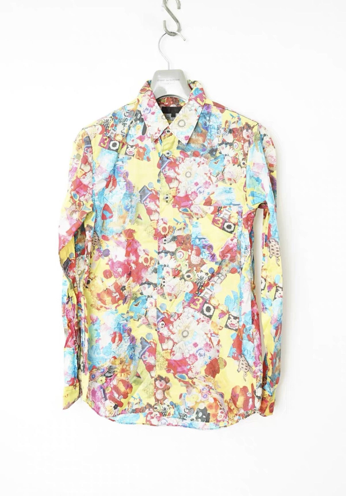 Comme des Garcons Comme des Garçons Graffiti Floral Shirt Size US S / EU 44-46 / 1 - 1 Thumbnail