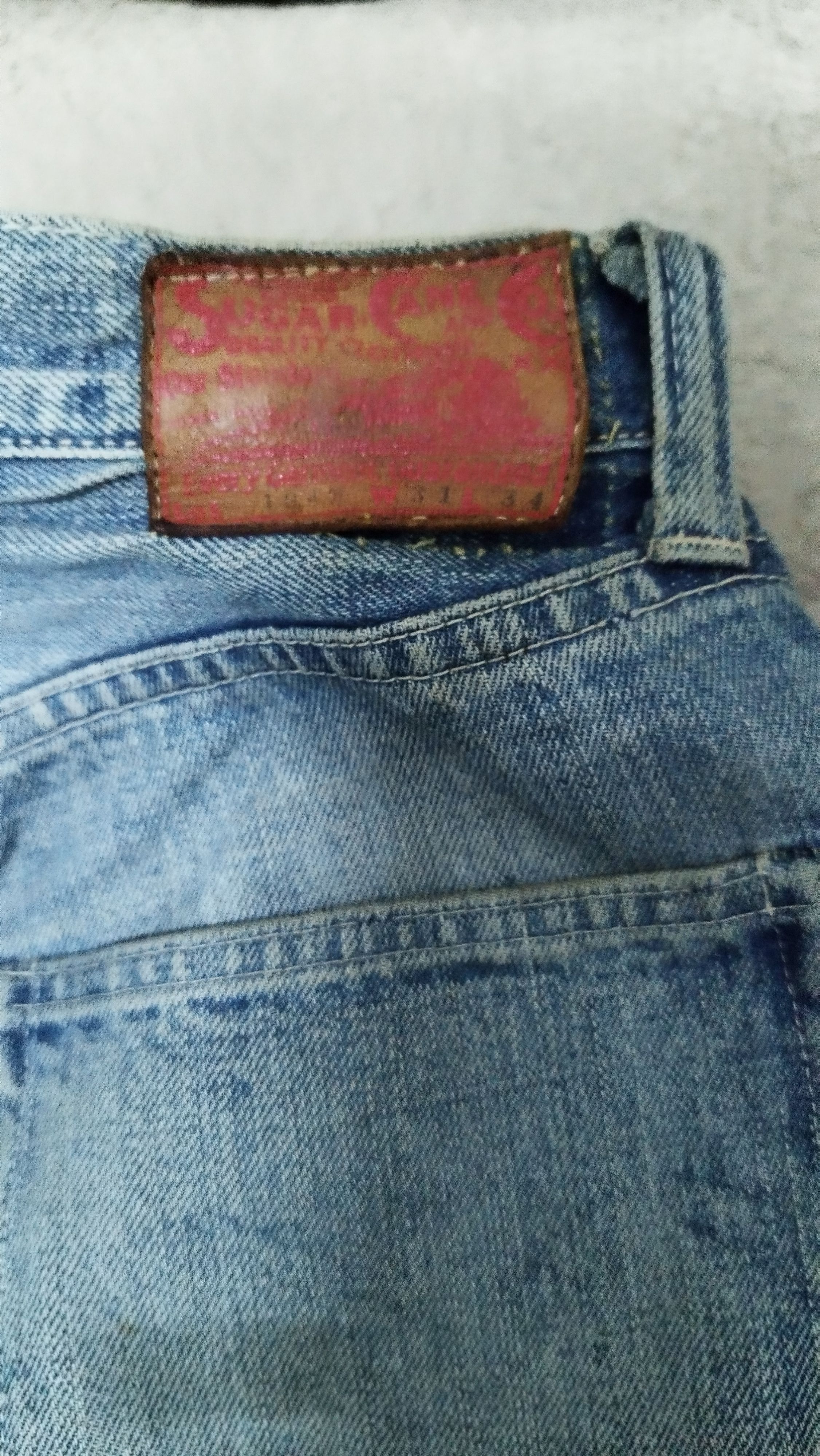 If Six Was Nine × Sugar Cane Sugar cane shashiko handmade Size US 30 / EU 46 - 5 Thumbnail