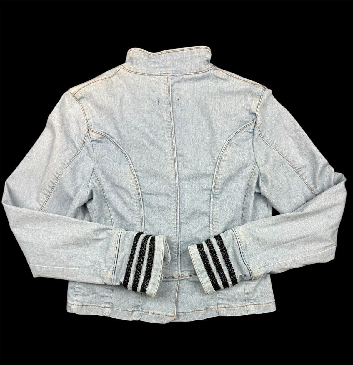 Vintage Witchery Vintage Denim Blue Jacket S10 With Cool Details Size L / US 10 / IT 46 - 3 Thumbnail
