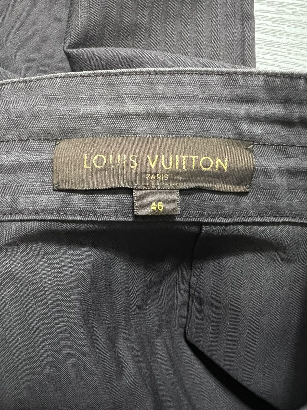 Louis Vuitton Louis Vuitton - Herringbone Stripe Wide Leg Easy Pants Size US 36 / EU 52 - 21 Thumbnail