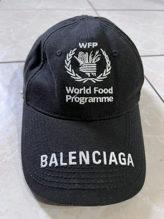 Balenciaga Balenciaga World Food Programme Black Cap | Grailed
