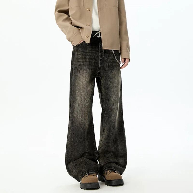 Japanese Brand Casual Trousers New Trendy Wide Leg Size US 32 / EU 48 - 2 Thumbnail