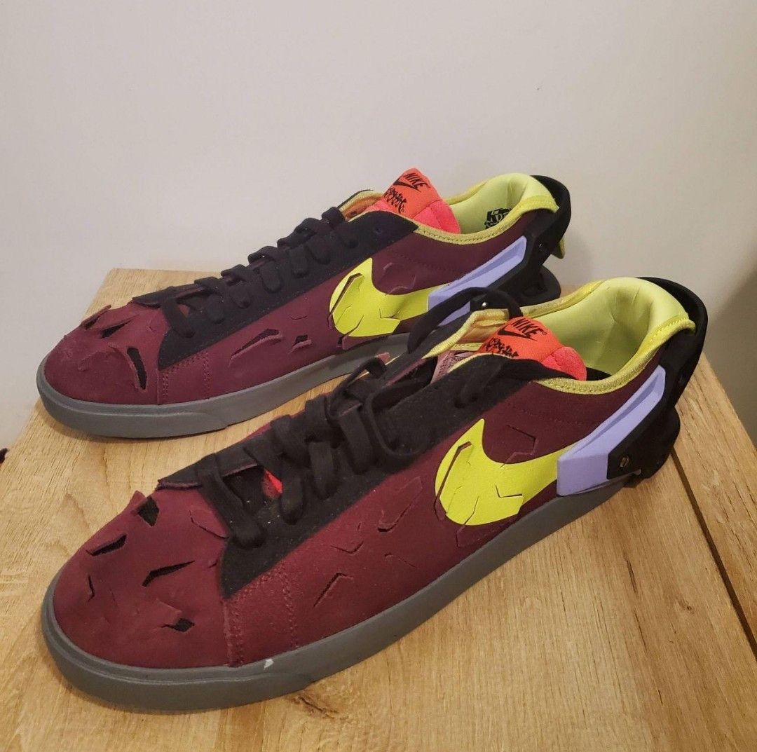 Nike Nike Mens Blazer Low DN2067 600 Acronym Night Maroon Size US 11 / EU 44 - 2 Thumbnail