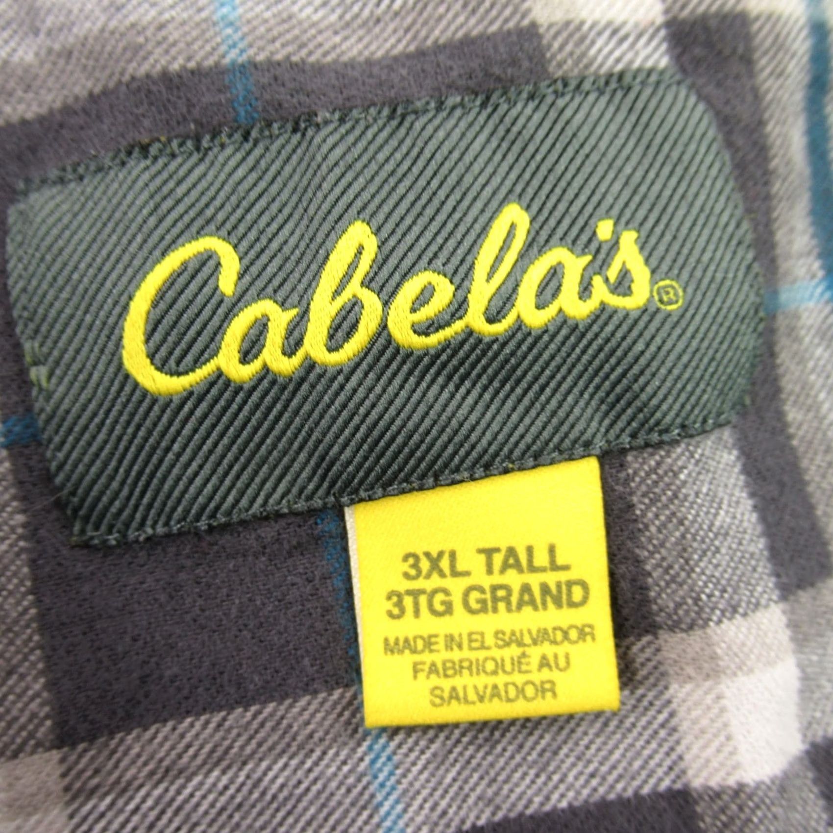 Vintage Cabela's Shirt Mens 3XL Tall Long Sleeve Plaid Button Up Pocket Casual Shirt Size US XXL / EU 58 / 5 - 3 Thumbnail