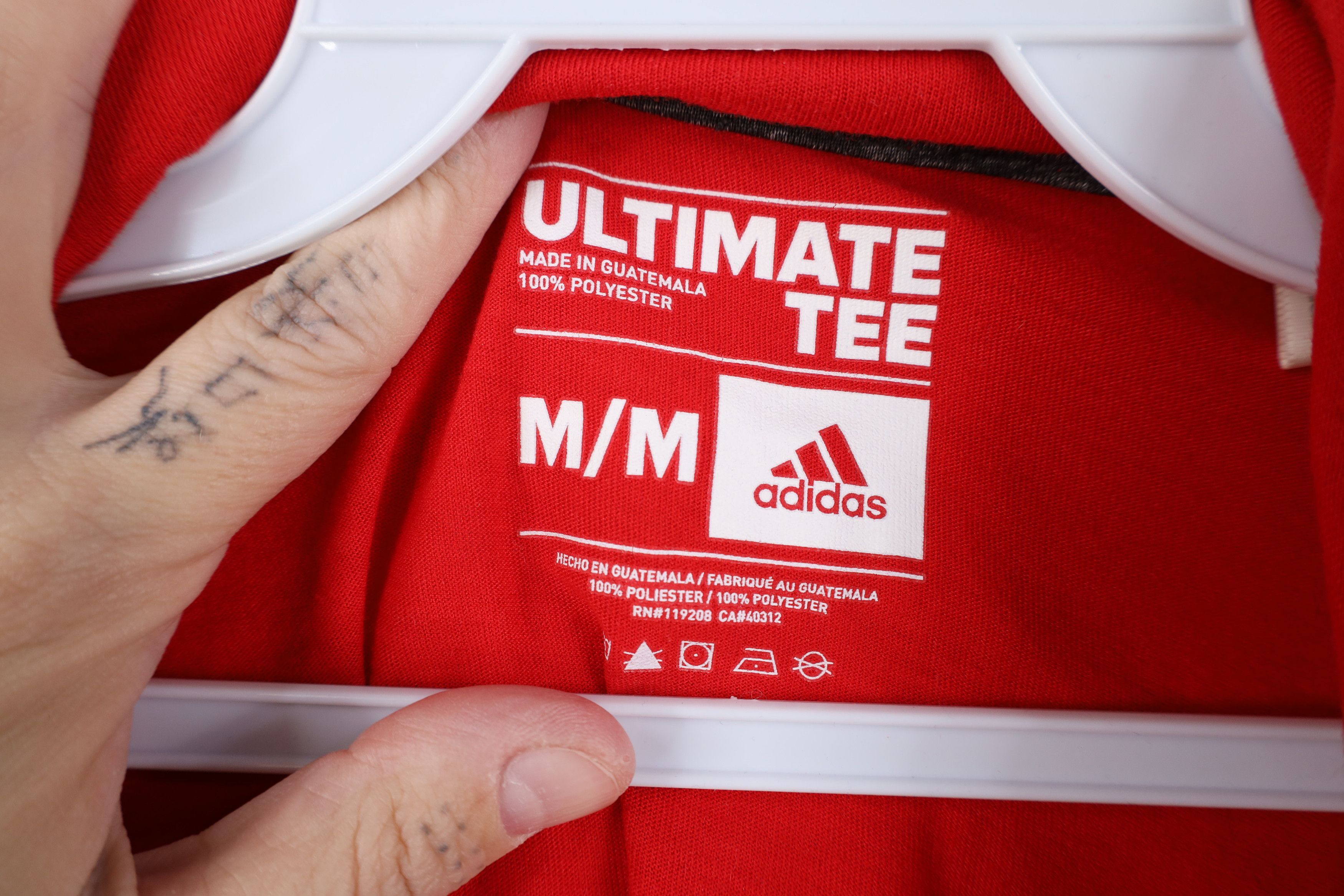 Adidas Adidas Red Wings Hockey Half Zip Pullover T-Shirt Red Size US M / EU 48-50 / 2 - 7 Thumbnail
