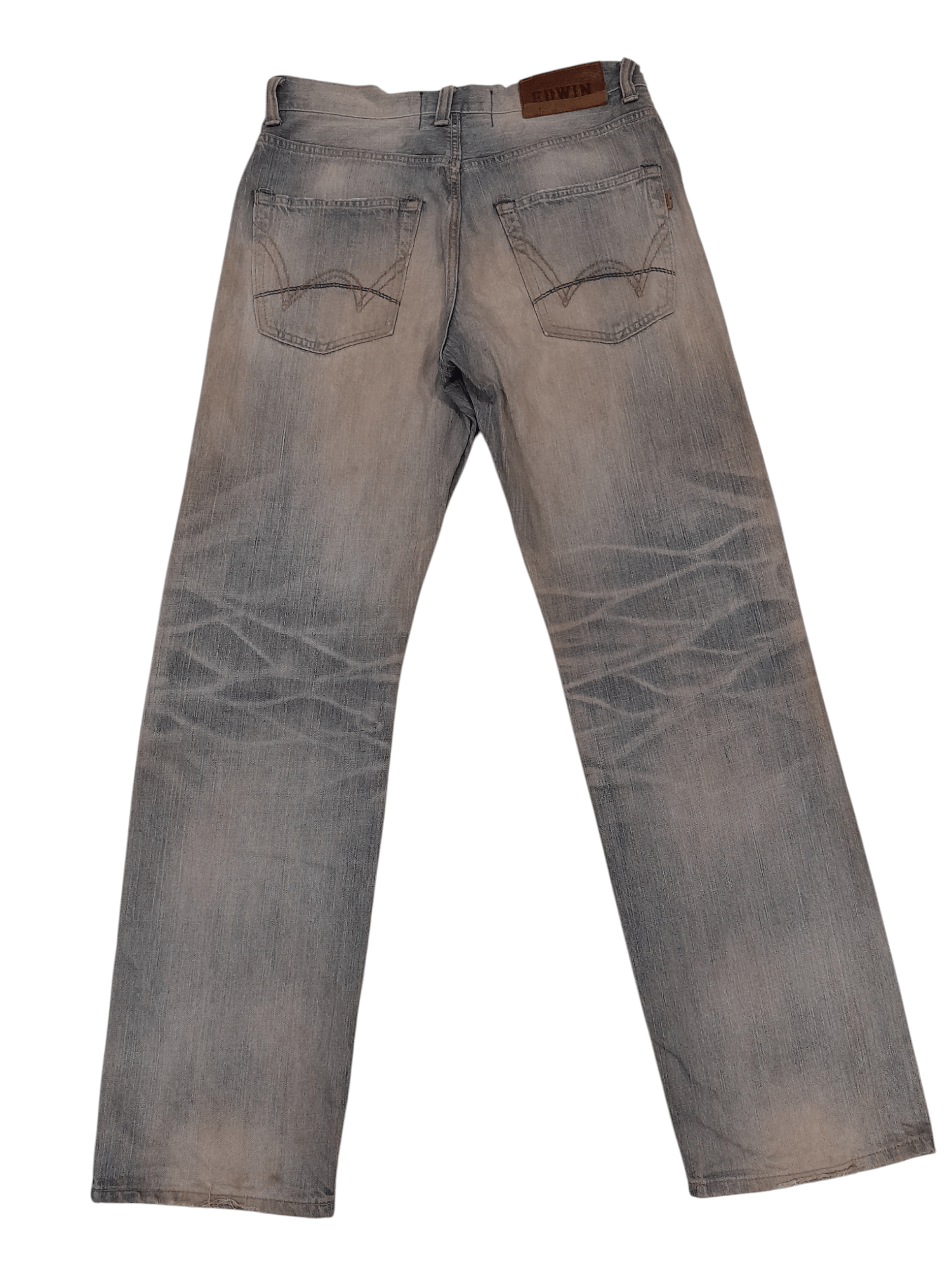 Edwin × Vintage Edwin Japan Wide Cutting Selvedge Denim (F473) Waist 32 Size US 32 / EU 48 - 2 Thumbnail