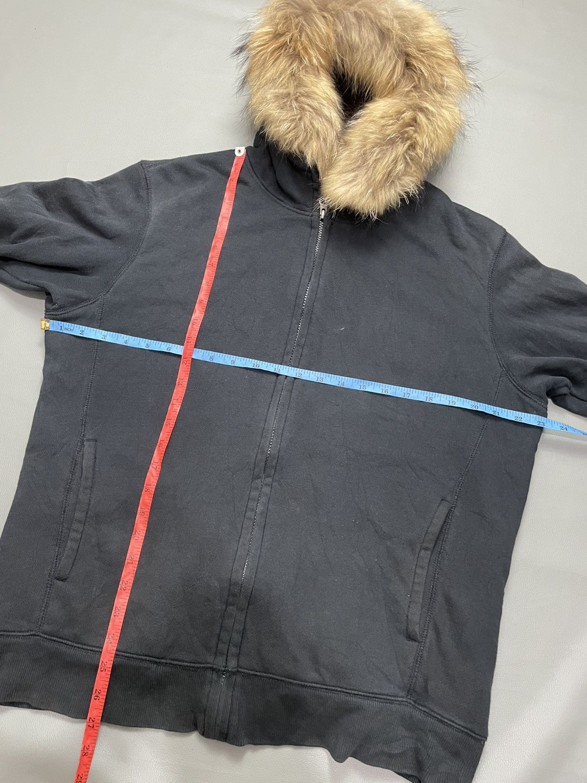 If Six Was Nine Unqlo Faded Black Fleece Fur Hoodie LGB ifsix kmrii style Size US XL / EU 56 / 4 - 6 Thumbnail