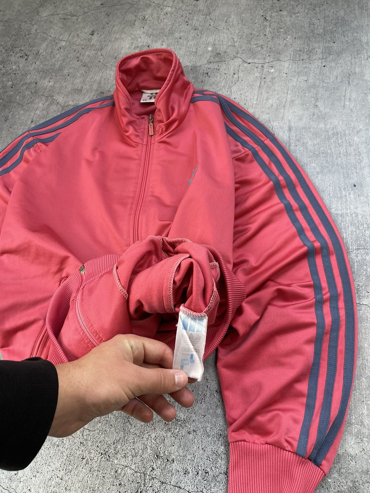 Adidas × Vintage Vintage Adidas Y2K track jacket Pink Size US M / EU 48-50 / 2 - 6 Thumbnail