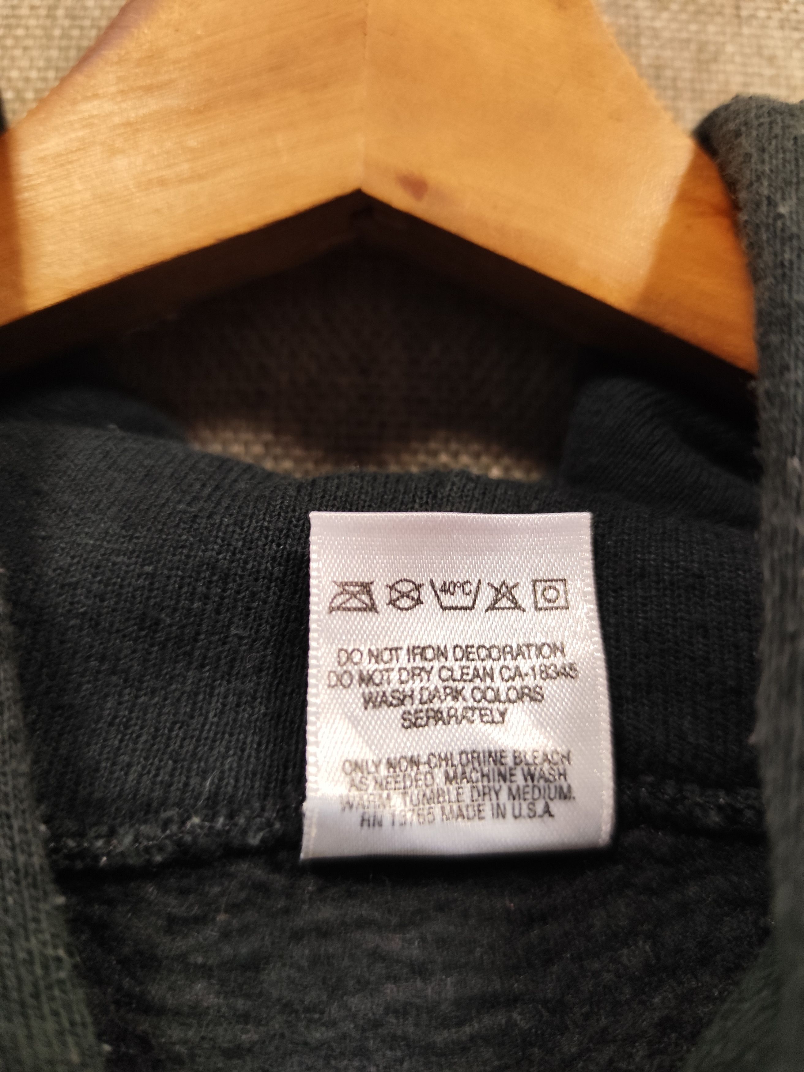 Fruit Of The Loom Vintage 90s sweatshirt hoodie bosch very rare Size US L / EU 52-54 / 3 - 4 Thumbnail