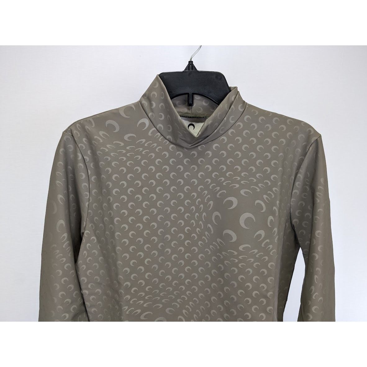 Marine Serre o1rshd1 Patterned Long Sleeve T-Shirt in Tan Size US L / EU 52-54 / 3 - 5 Thumbnail