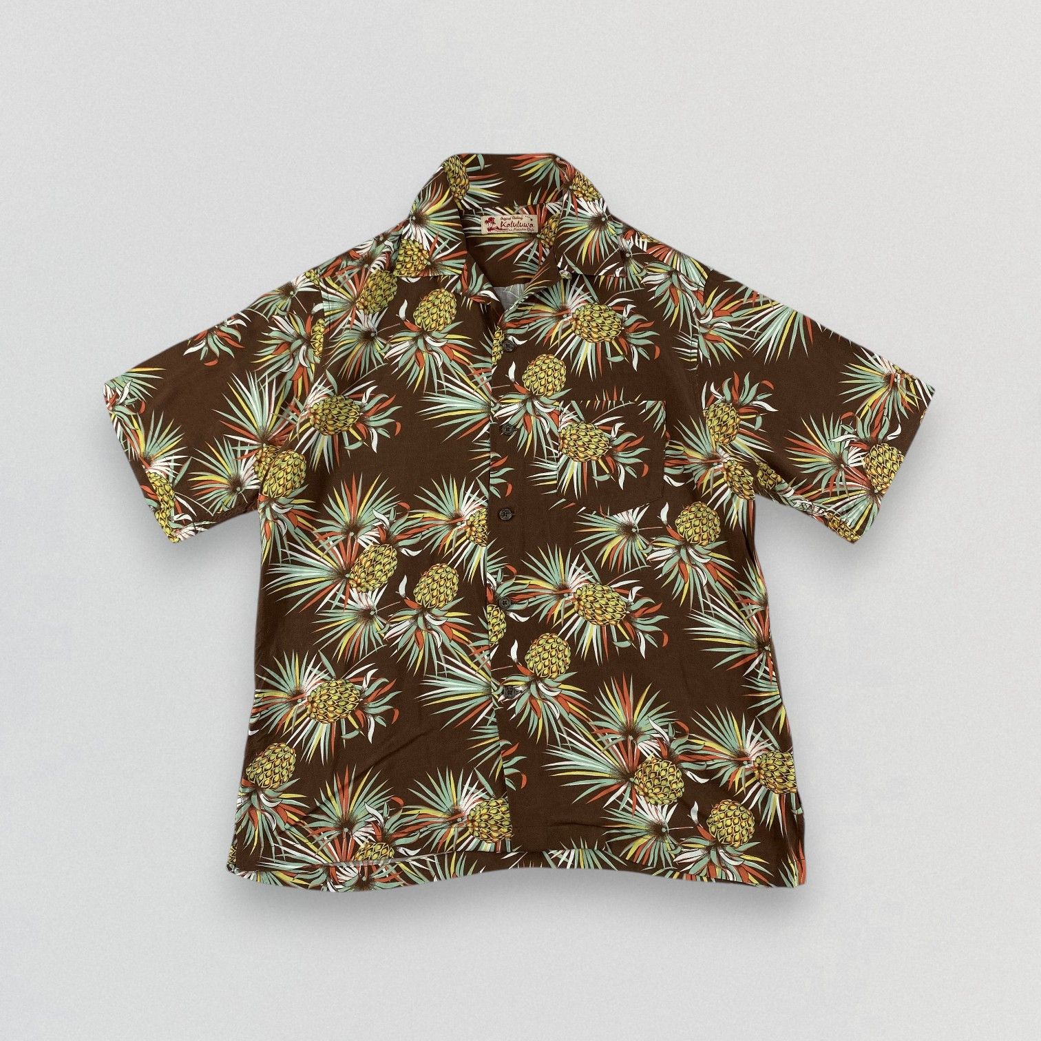 Vintage Kaluluwa Pineapple Hawaiian Shirt HW002