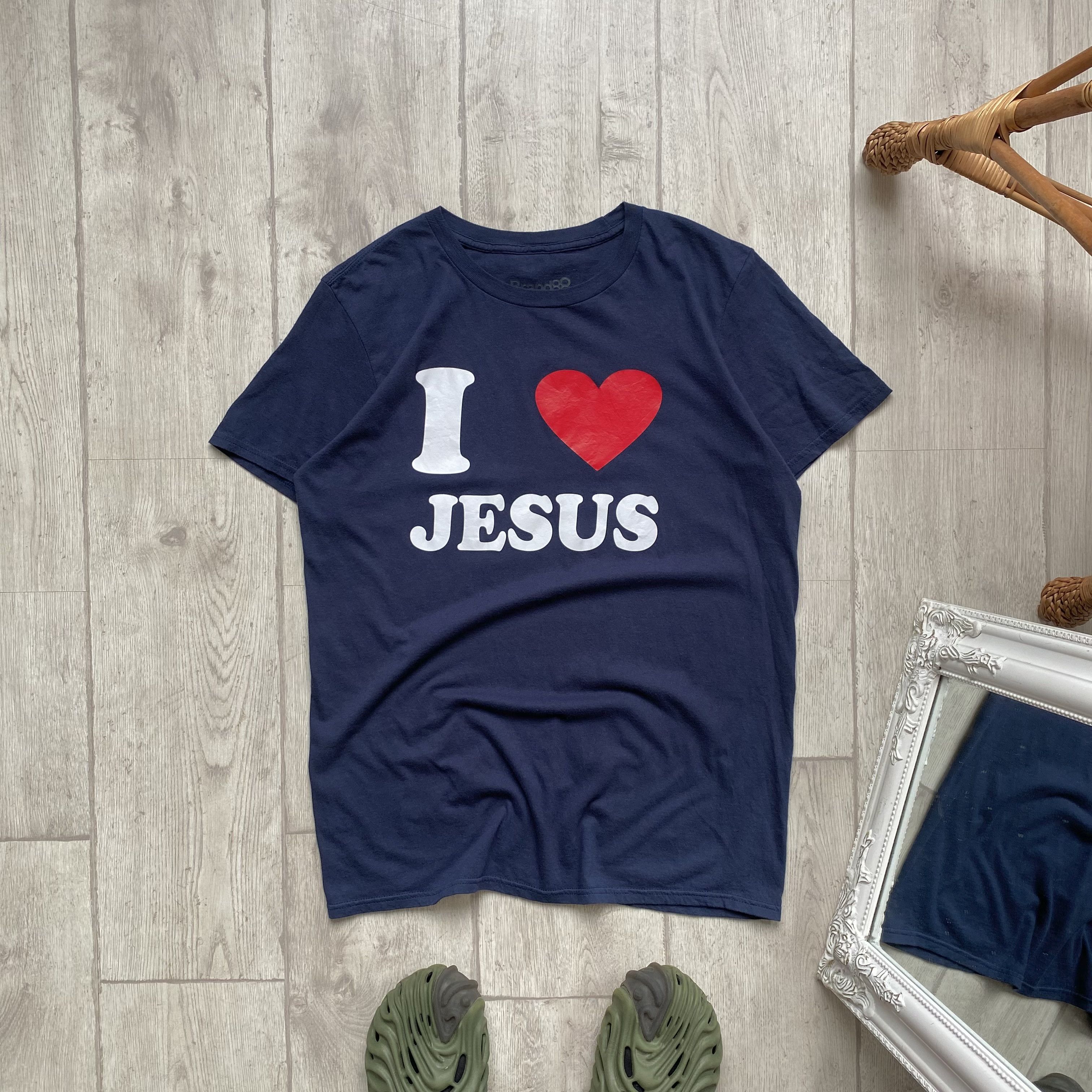 Rap Tees ❤️ I Love Jesus Logo Tee y2k opium Avant-Garde Size US M / EU 48-50 / 2 - 1 Thumbnail