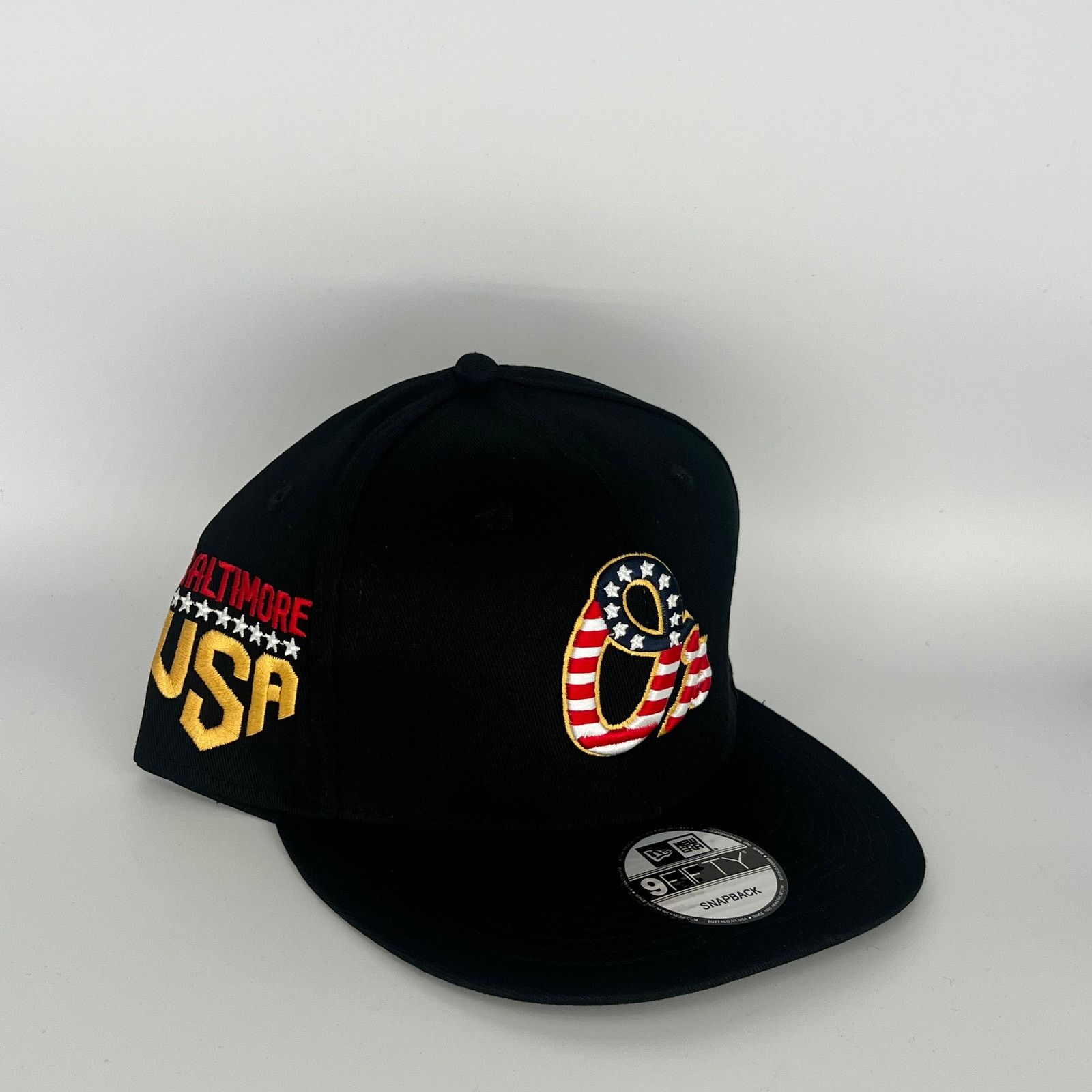 New Era Black Baltimore Orioles Baltimore USA Side Patch New Era Size ONE SIZE - 1 Thumbnail