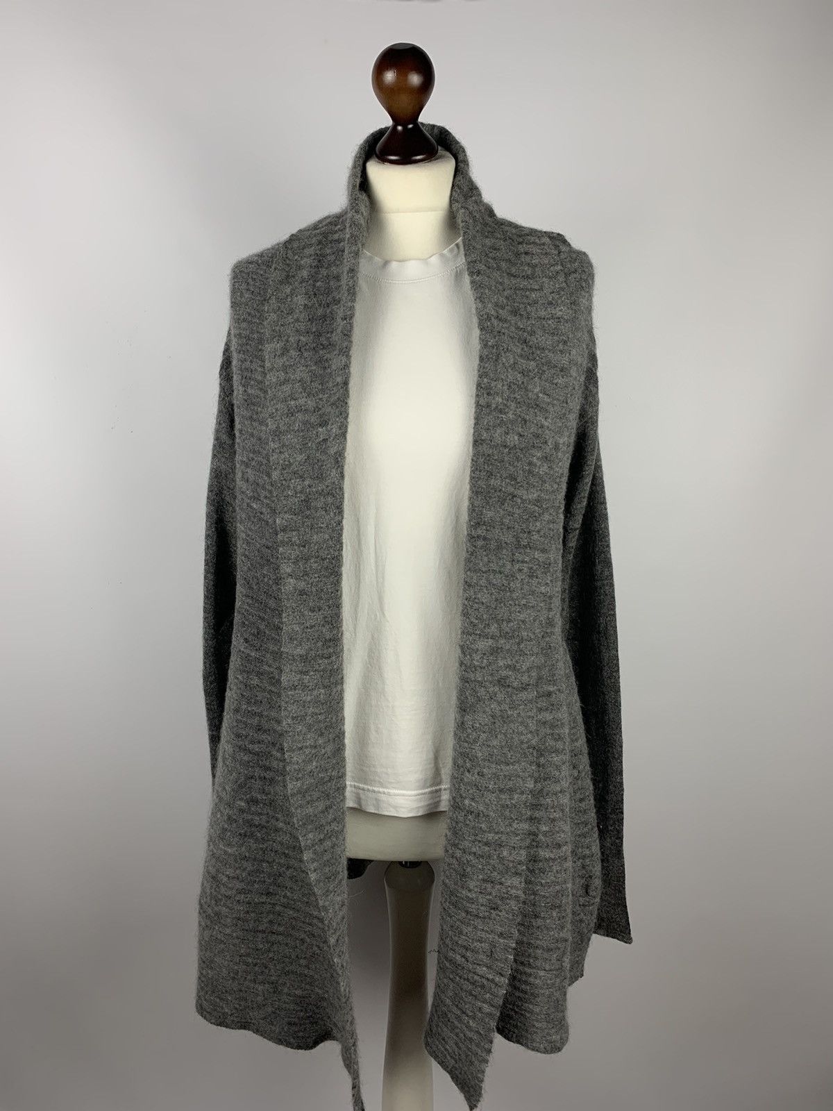 Sarah Pacini Vintage Sarah Pacini Wool Cardigan Avant Garde Knit Sweater Size ONE SIZE - 1 Thumbnail