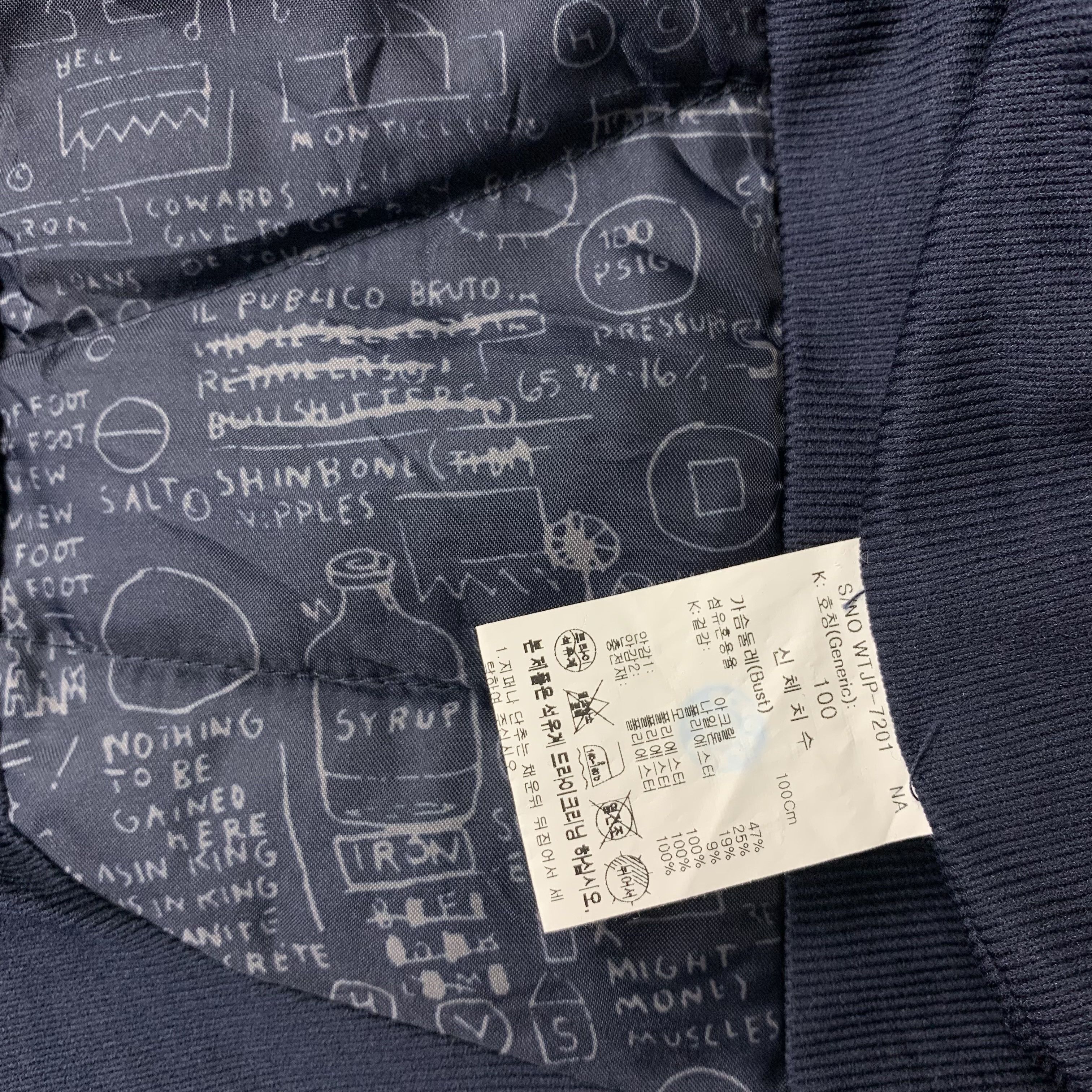 Jean-Michel Basquiat JMB Zip Up Jacket Knit Size US S / EU 44-46 / 1 - 11 Thumbnail