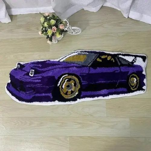 Other ⚡️Carpet Rug y2k rare race car drift jdm nissan 240sx Size ONE SIZE - 1 Thumbnail