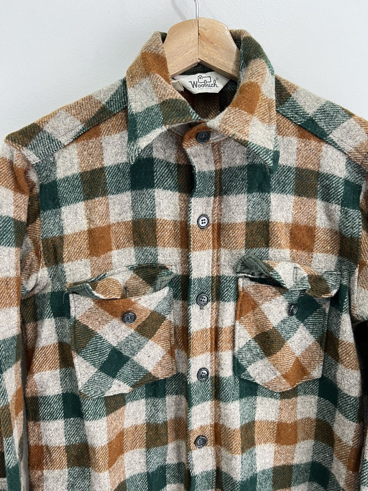 Woolrich Woolen Mills Vintage Woolrich Plaid Buffalo Flannel Shirt Button up wool Size US M / EU 48-50 / 2 - 3 Thumbnail