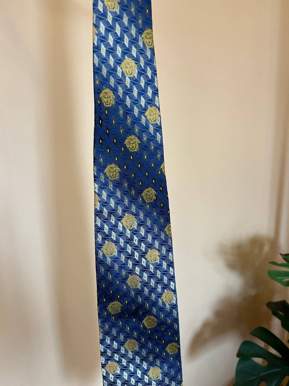 Versace × Vintage Rare Vintage Gianni Versace Medusa Silk Tie Made in Italy Size ONE SIZE - 4 Thumbnail