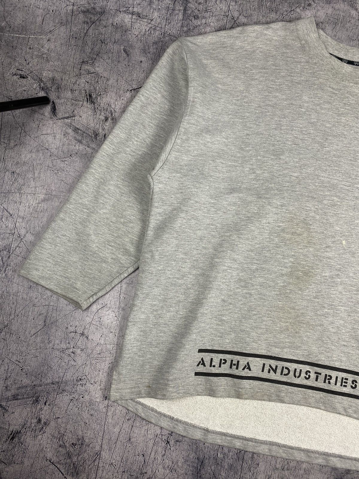 Alpha Industries × Vintage Rare Vintage Alpha Industries Sweatshirt Size XXL Size US XXL / EU 58 / 5 - 10 Thumbnail