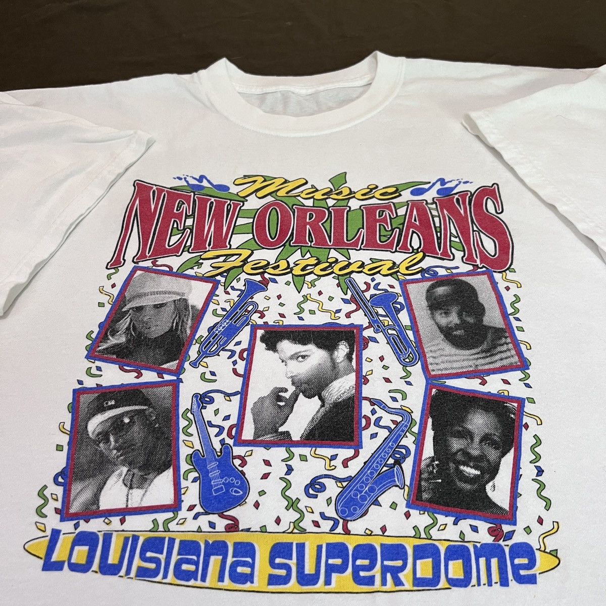 Band Tees × Rap Tees × Vintage 2004 NewOrleans Fest Prince GladysKnight Maze LL Cool J Tee Size US XXL / EU 58 / 5 - 6 Thumbnail