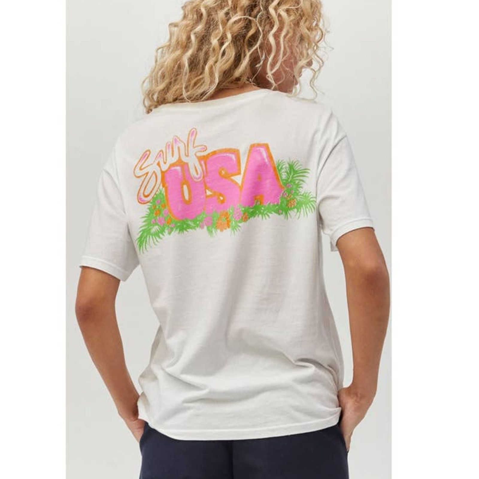 Daydreamer Daydreamer The Beach Boys Surf USA Boyfriend Tee XS White Size XS / US 0-2 / IT 36-38 - 3 Thumbnail