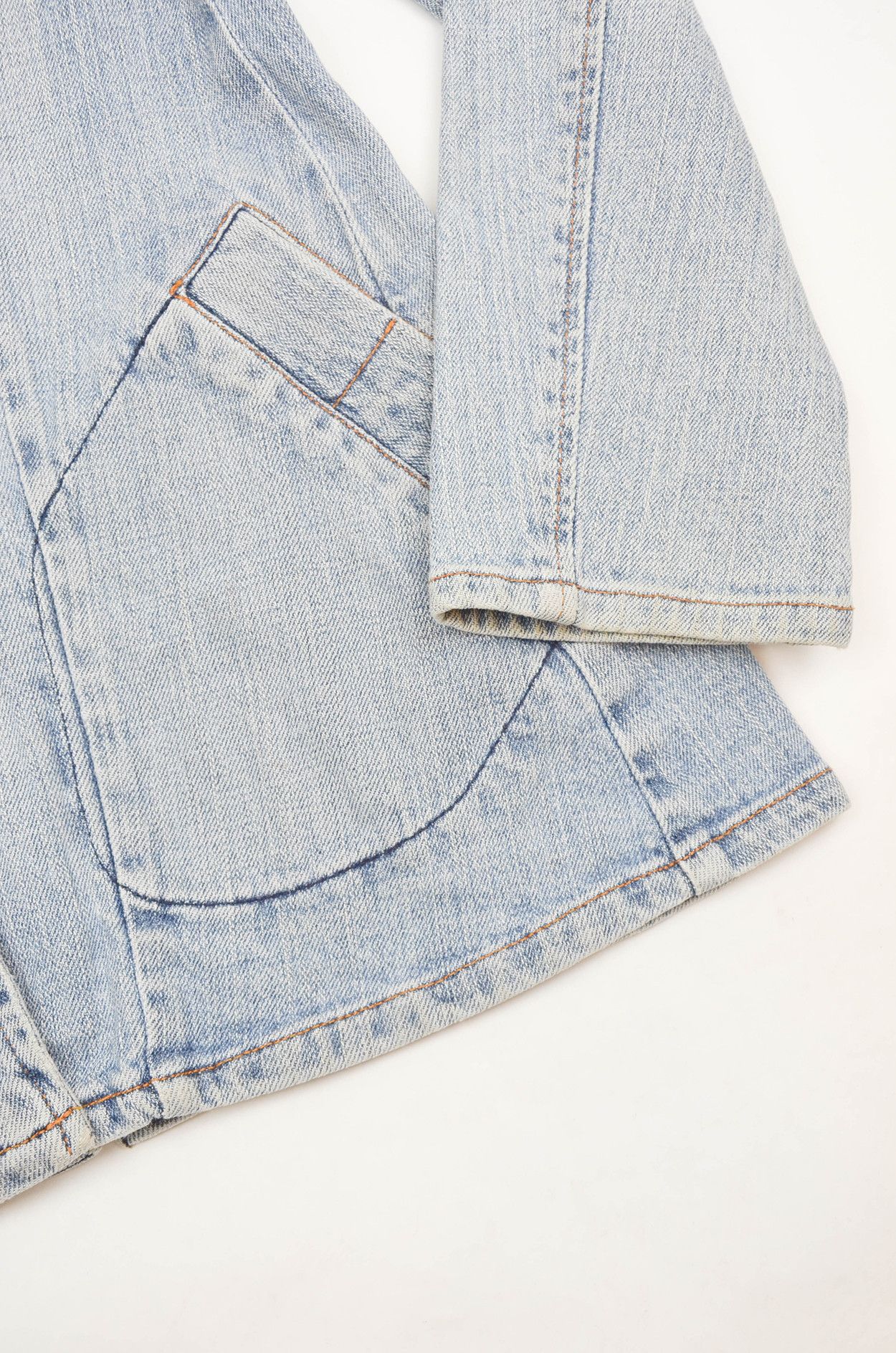 W&LT W&LT Wild and Lethal Jeans Denim Blazer Jacket – Size 36 Size XS / US 0-2 / IT 36-38 - 4 Thumbnail