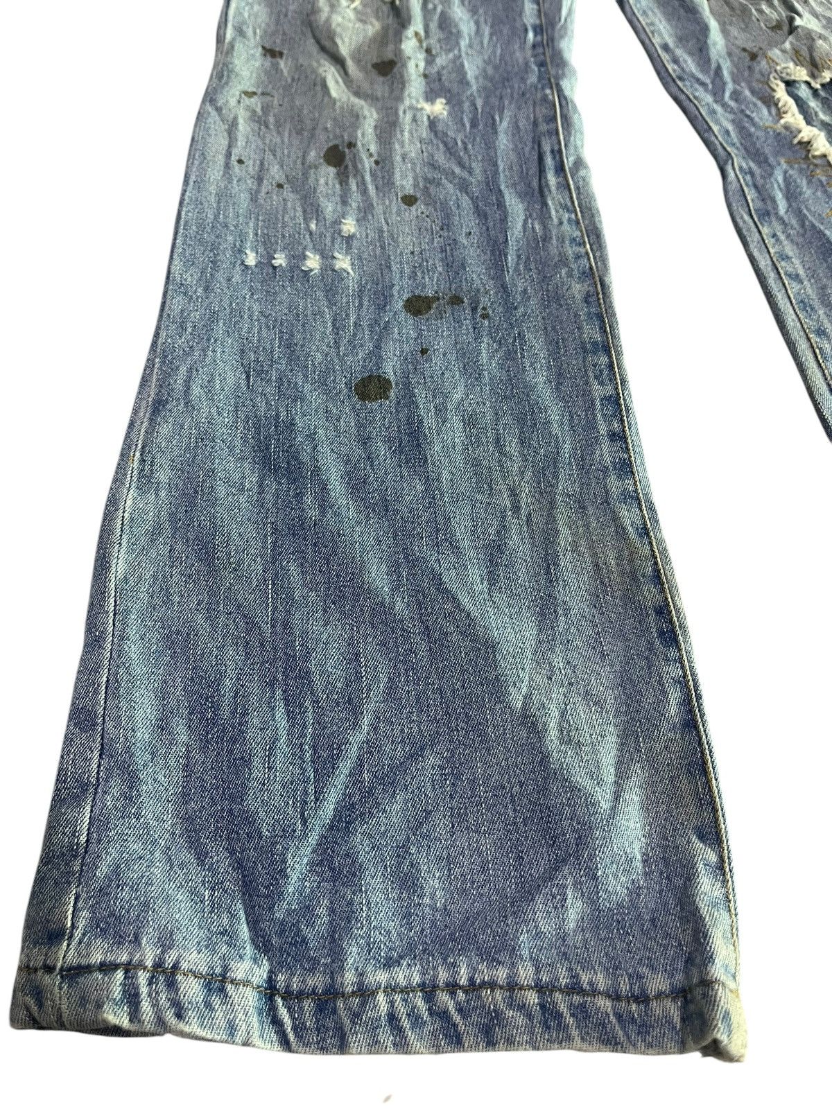 If Six Was Nine × In The Attic × Japanese Brand FINAL DROP💥 IN THE ATTIC PAINT SPLATTER DISTRESSED JEANS Size US 31 - 6 Thumbnail
