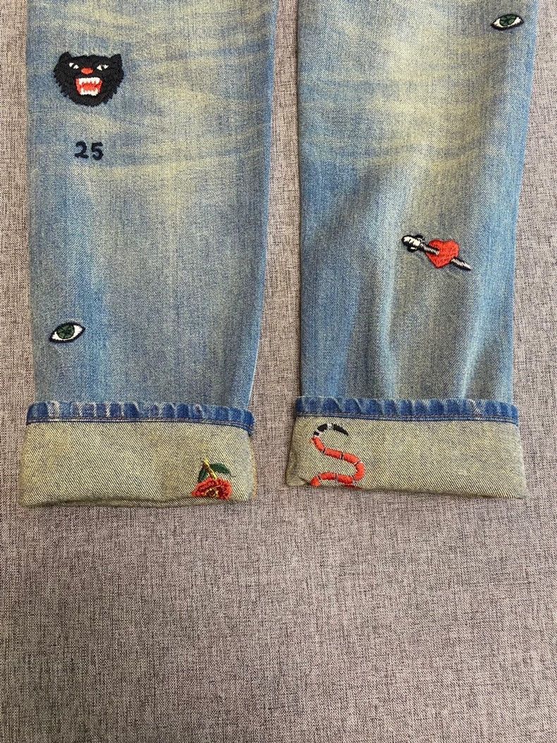 Gucci Gucci Patterned straight pants jeans 2502-Nextarrow Size US 31 - 9 Thumbnail