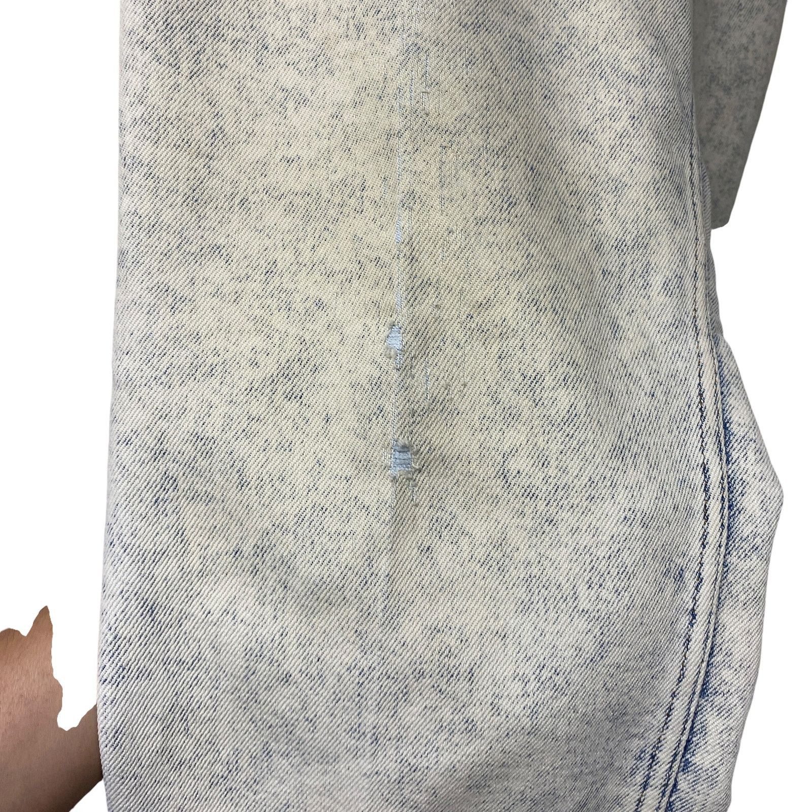 Levi's Vintage Levis Silver Medal Light Acid Wash Distressed Jeans Size 38" / US 16 / IT 52 - 7 Thumbnail