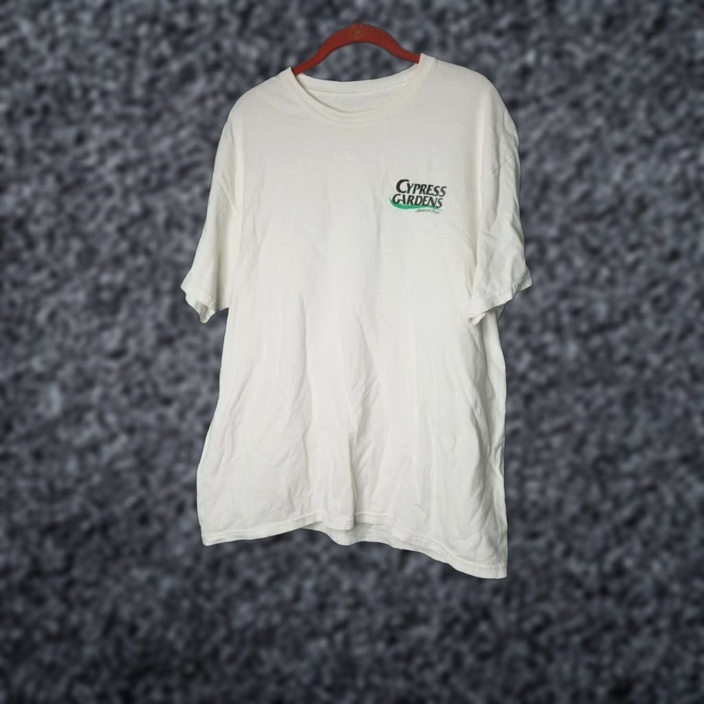 Vintage VINTAGE Cypress Gardens Employee T Shirt Men L Retro Graphic Cotton White Size US L / EU 52-54 / 3 - 1 Thumbnail