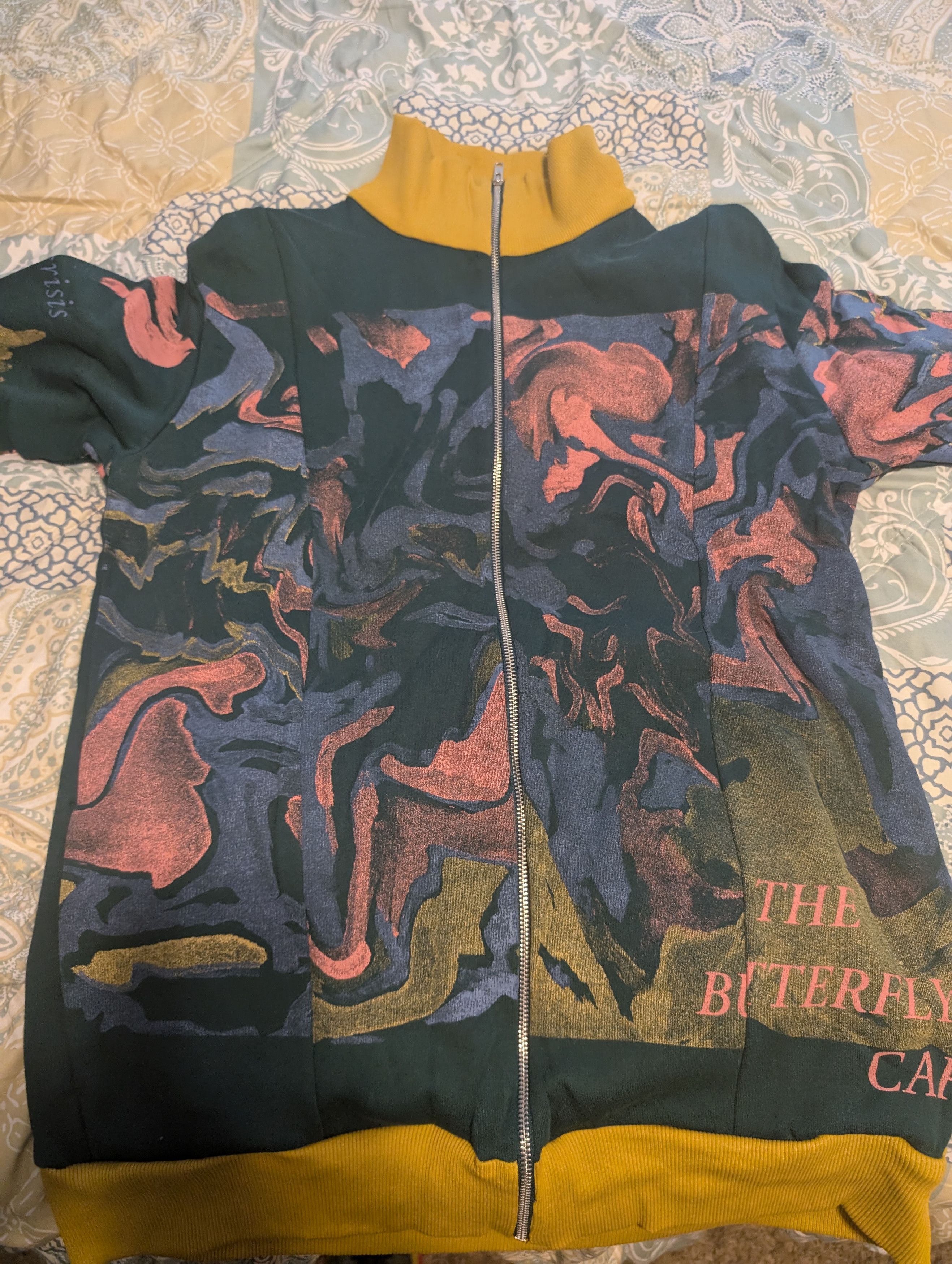 Bethany Williams Butterfly Cafe Graphic Zip-up Jacket Size US M / EU 48-50 / 2 - 1 Thumbnail