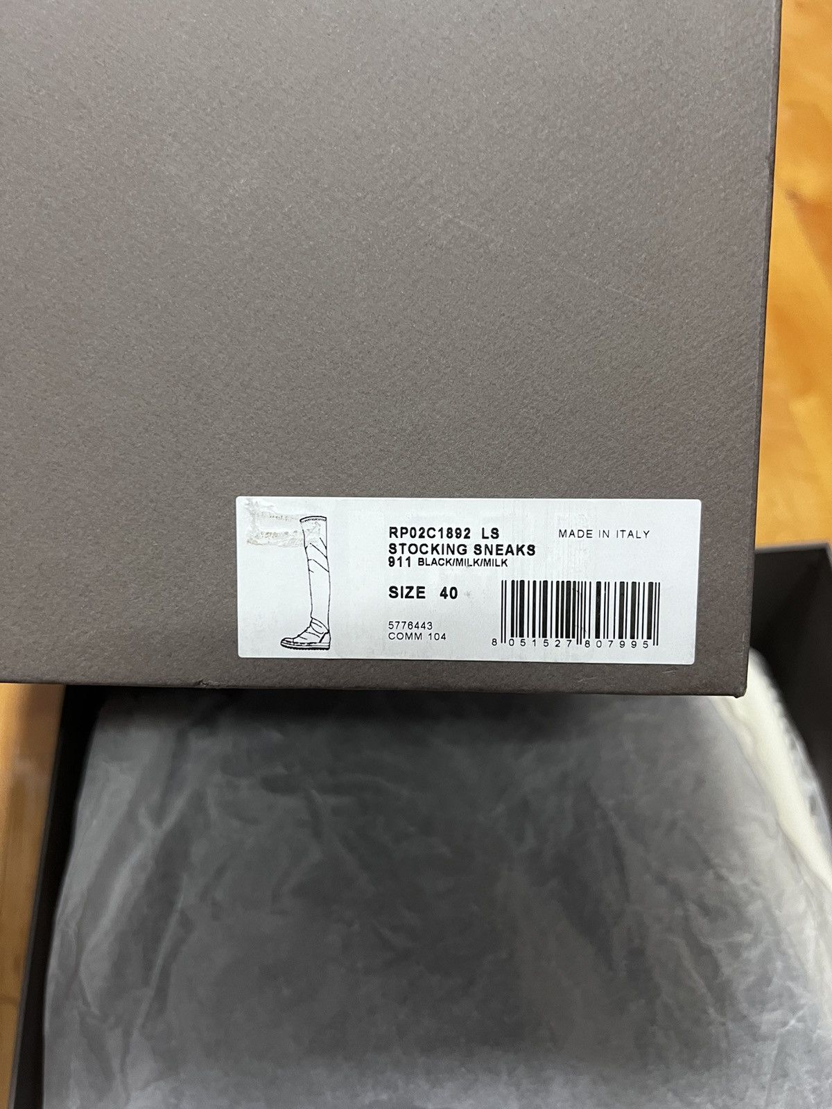 Rick Owens Rick owens mainline leather thigh high stocking sz 40 Size US 10 / IT 40 - 7 Thumbnail