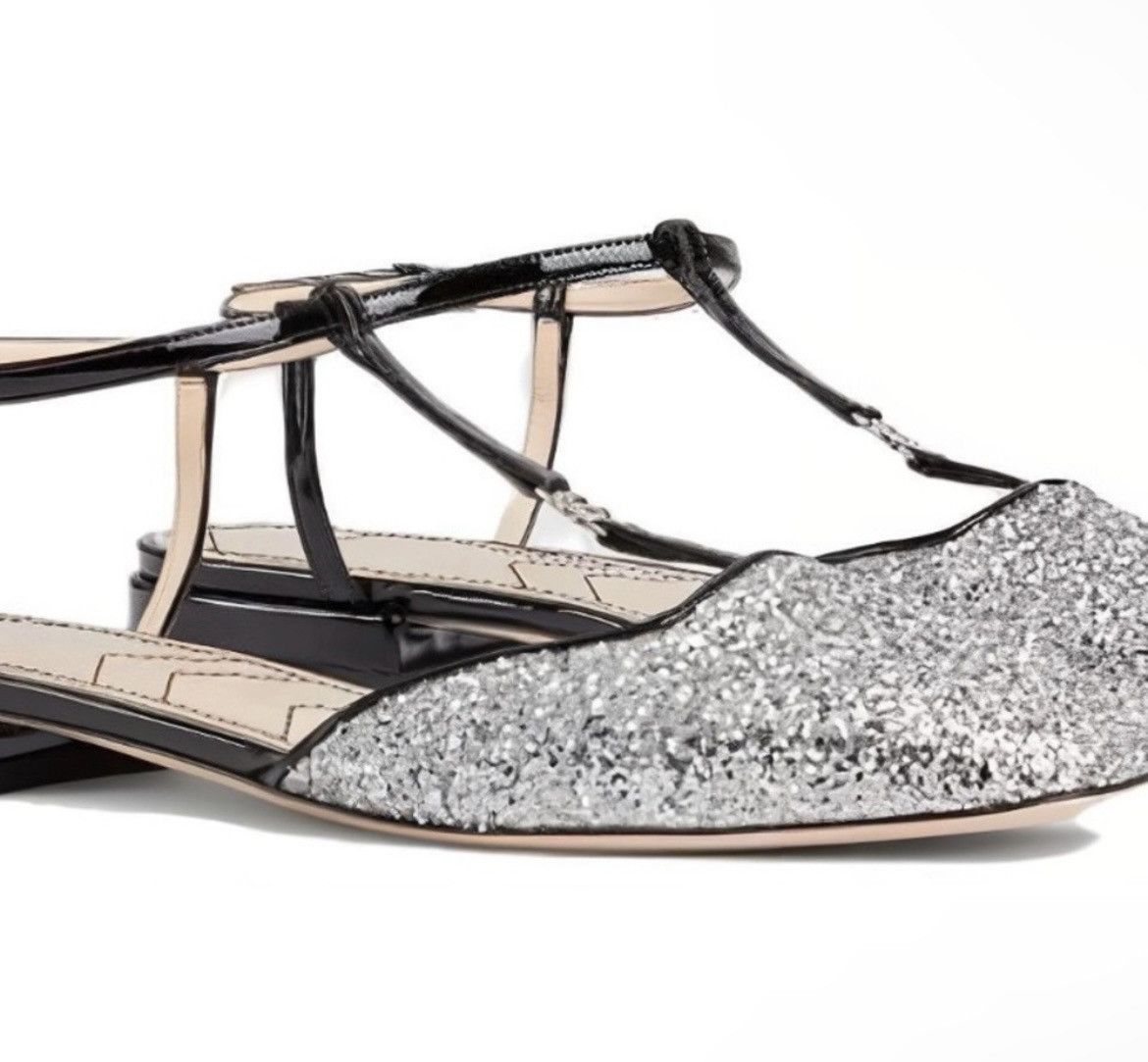 Gucci Gucci Glitter Double G Ballet Flat size 40 Size US 10 / IT 40 - 3 Thumbnail