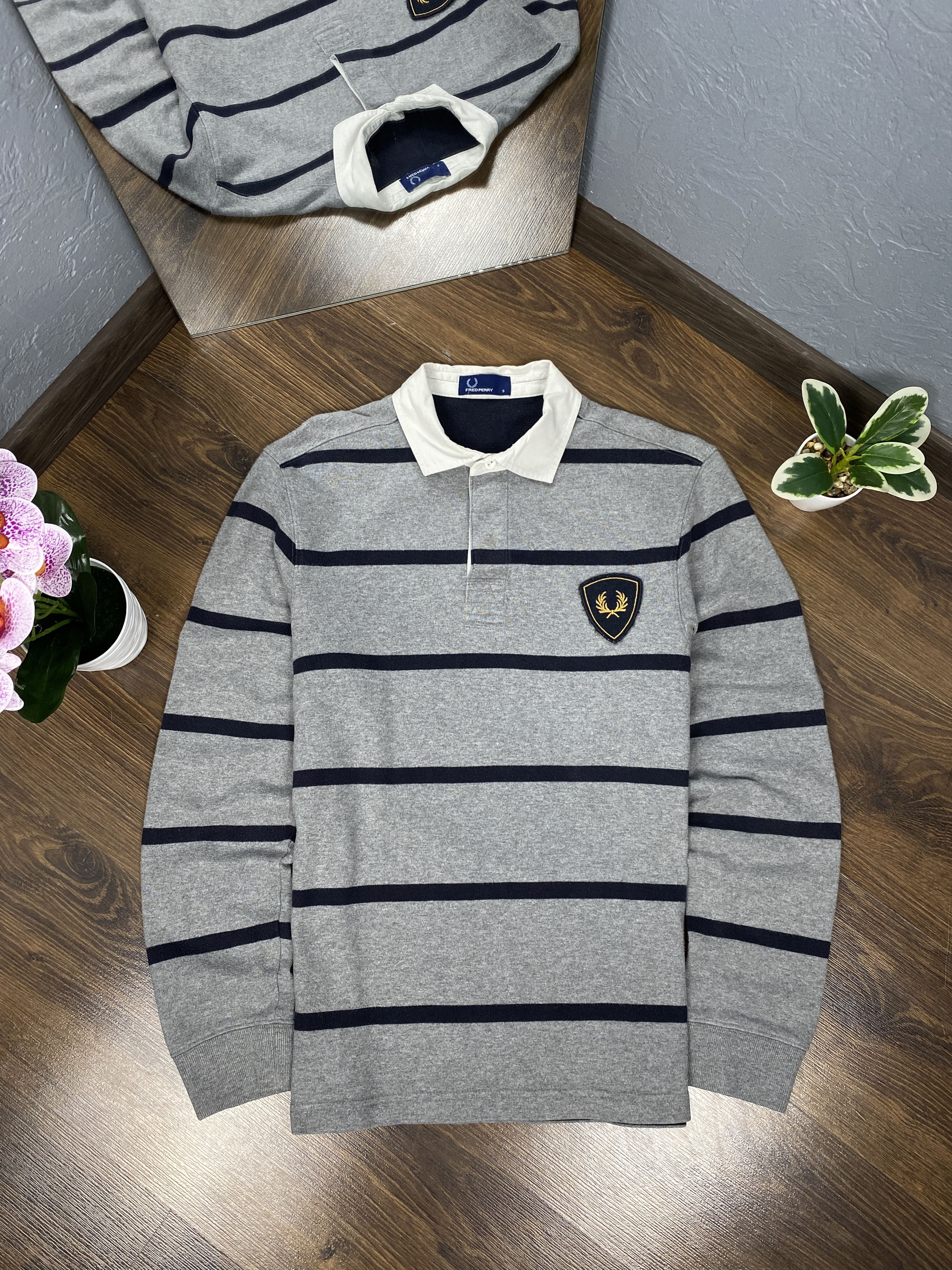 Fred Perry Fred Perry vintage rugby long sleeve polo shirt Size US S / EU 44-46 / 1 - 1 Thumbnail