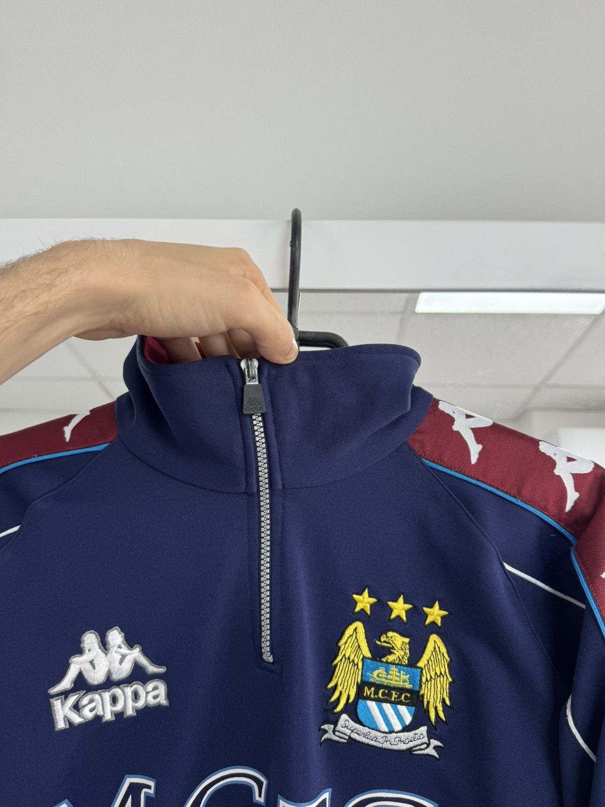 Kappa Manchester City 1997/99 Track Top 1/4 Zip Jacket Kappa sz M Size US M / EU 48-50 / 2 - 6 Thumbnail