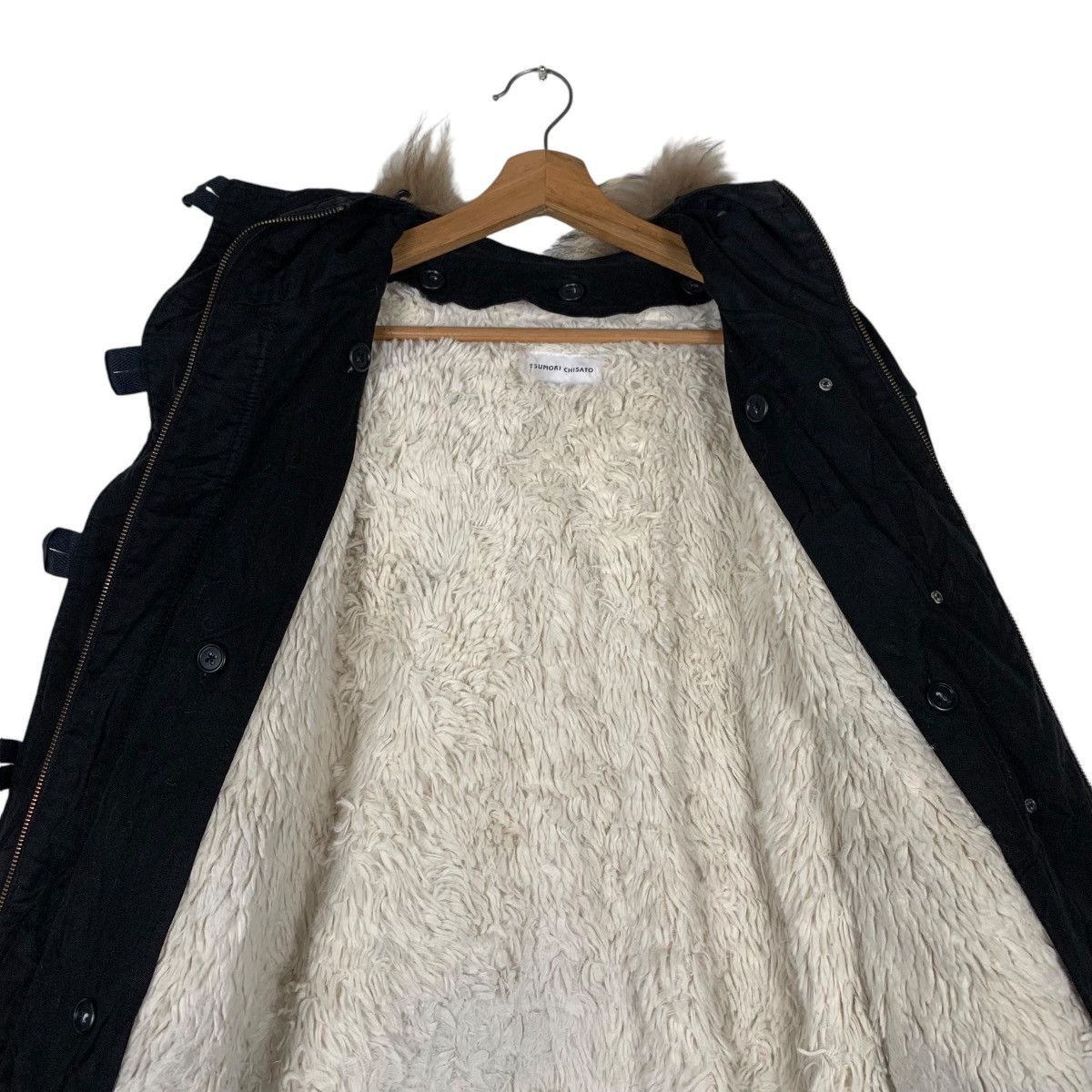 Tsumori Chisato TSUMORI CHISATO Fur Hoodie Sherpa Lined Parka #1280-C58 Size M / US 6-8 / IT 42-44 - 13 Thumbnail